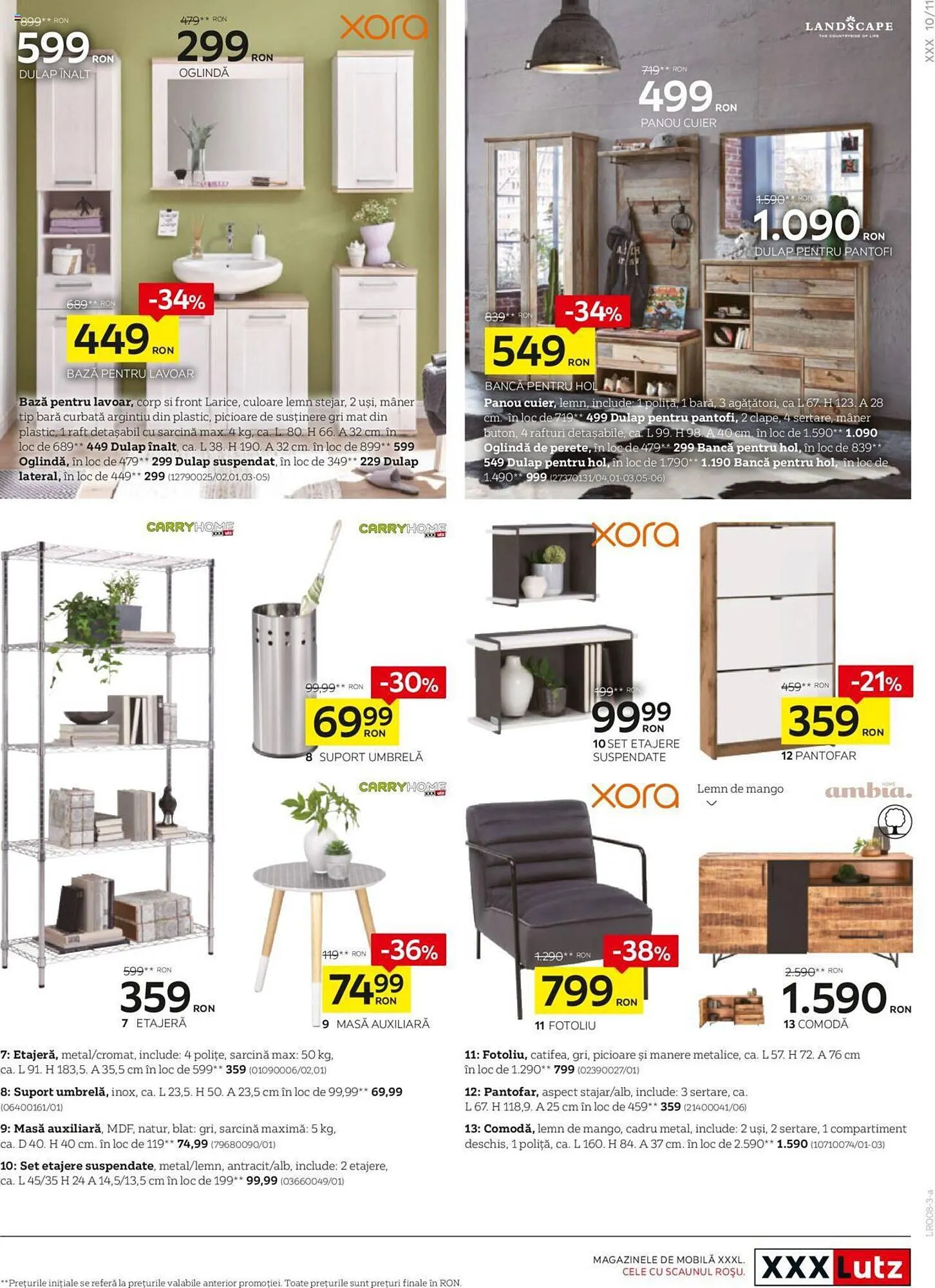 Catalog XXXLutz catalog de la 1 august până la 31 august 2023 - Revista Pagina 11
