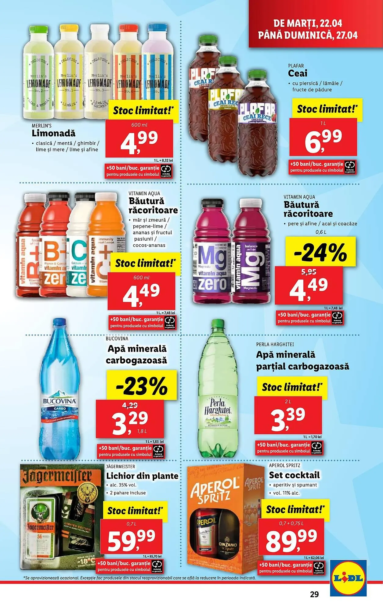 Catalog Catalog Lidl de la 22 aprilie până la 27 aprilie 2025 - Revista Pagina 29
