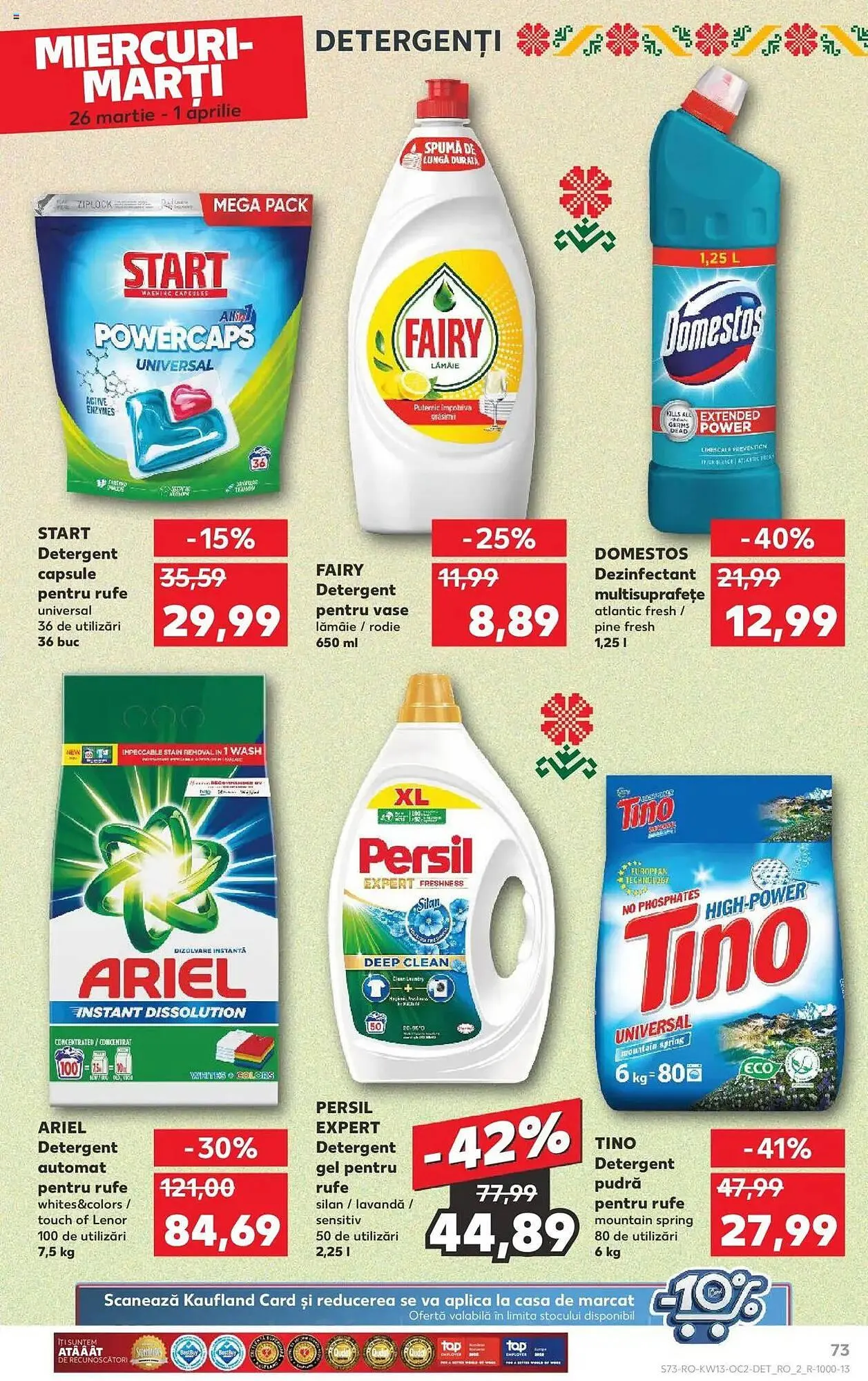 Catalog Catalog Kaufland de la 26 martie până la 1 aprilie 2025 - Revista Pagina 73