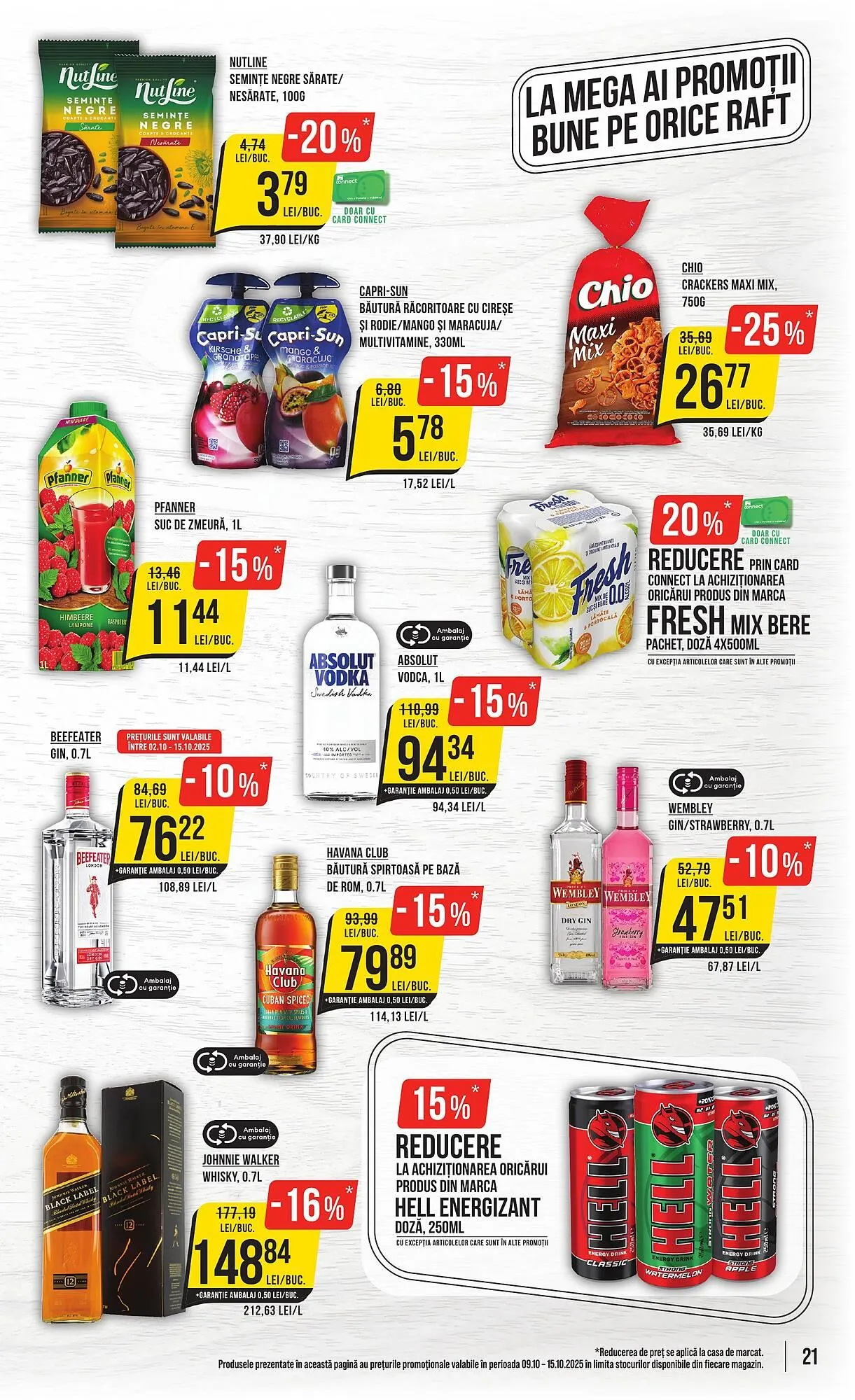 Catalog Catalog Mega Image de la 9 octombrie până la 15 octombrie 2025 - Revista Pagina 21