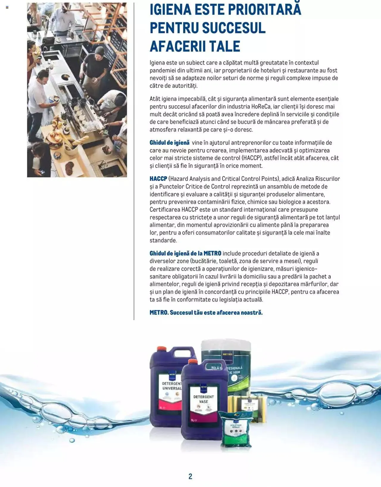 Catalog Metro - Ghid de igienă HoReCa de la 4 iulie până la 31 decembrie 2023 - Revista Pagina 2