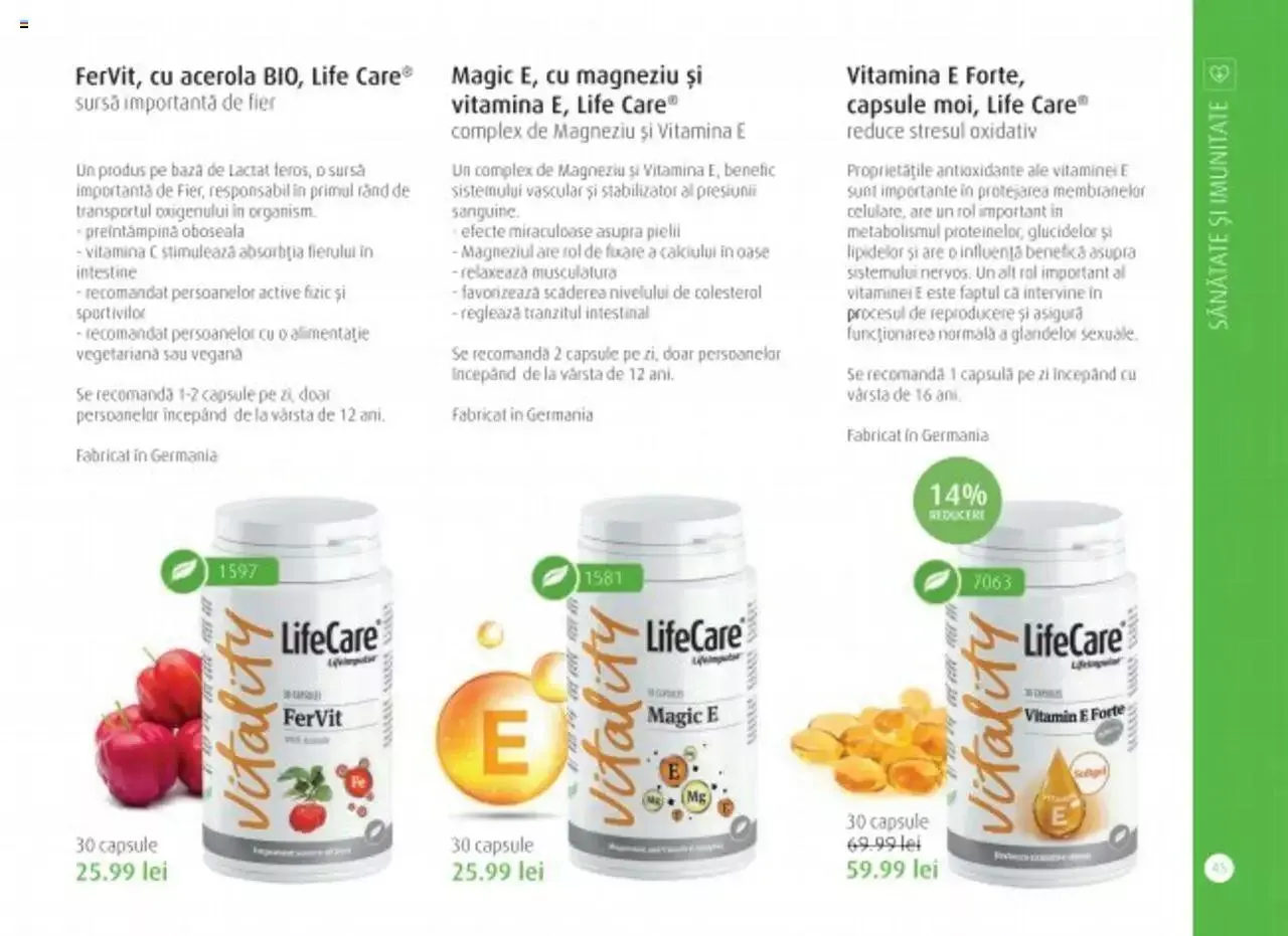 Catalog Catalog Life Care de la 1 septembrie până la 31 decembrie 2023 - Revista Pagina 47