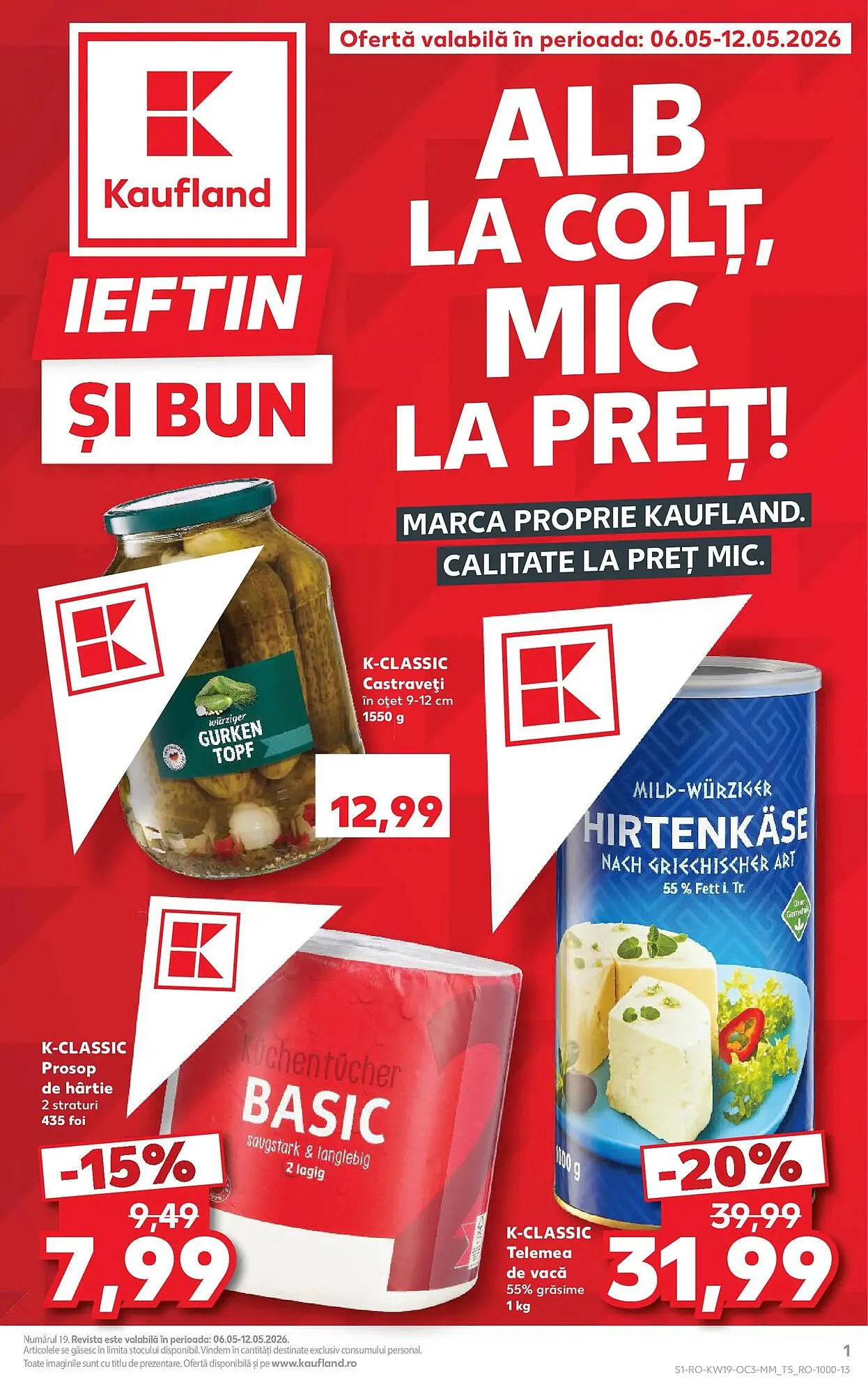 Catalog Catalog Kaufland de la 6 mai până la 12 mai 2026 - Revista Pagina 1