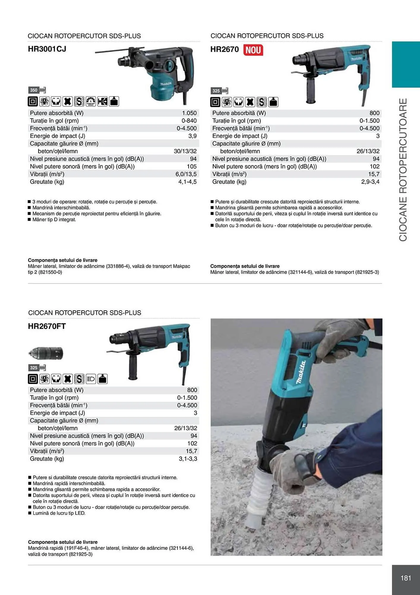 Catalog Catalog Makita de la 28 aprilie până la 31 decembrie 2026 - Revista Pagina 181