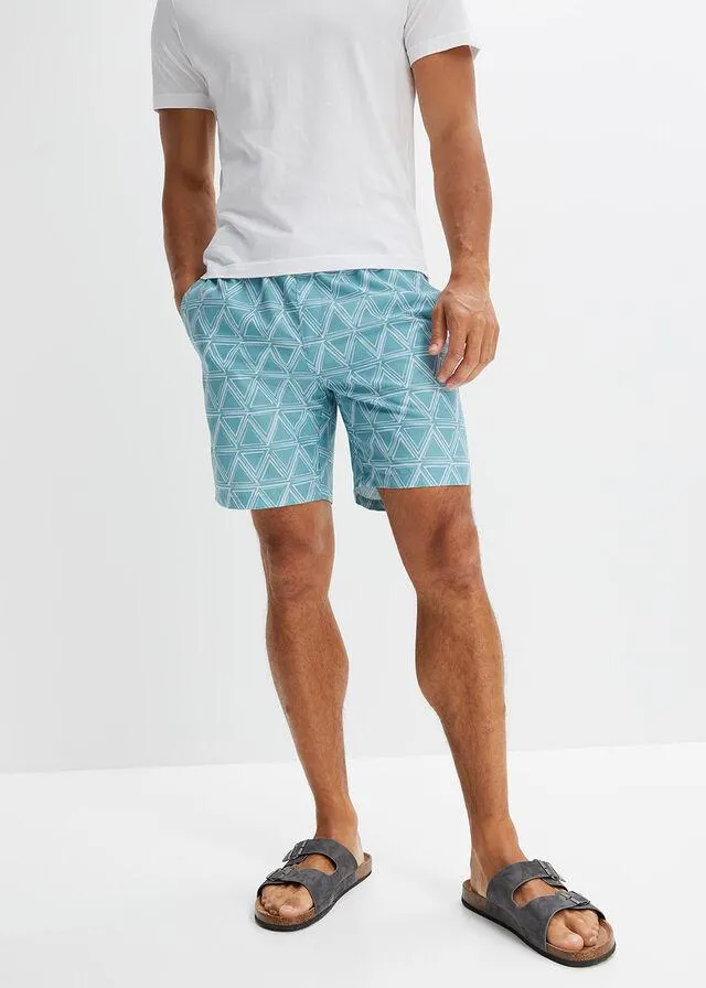 Şort microfibre, regular fit