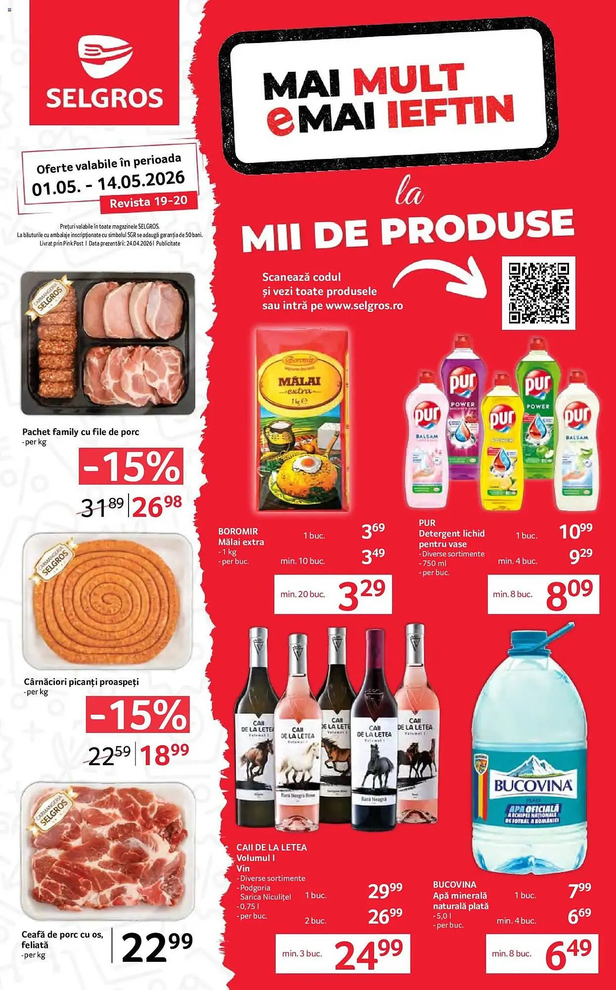 Catalog Catalog Selgros de la 1 mai până la 14 mai 2026 - Revista Pagina 1