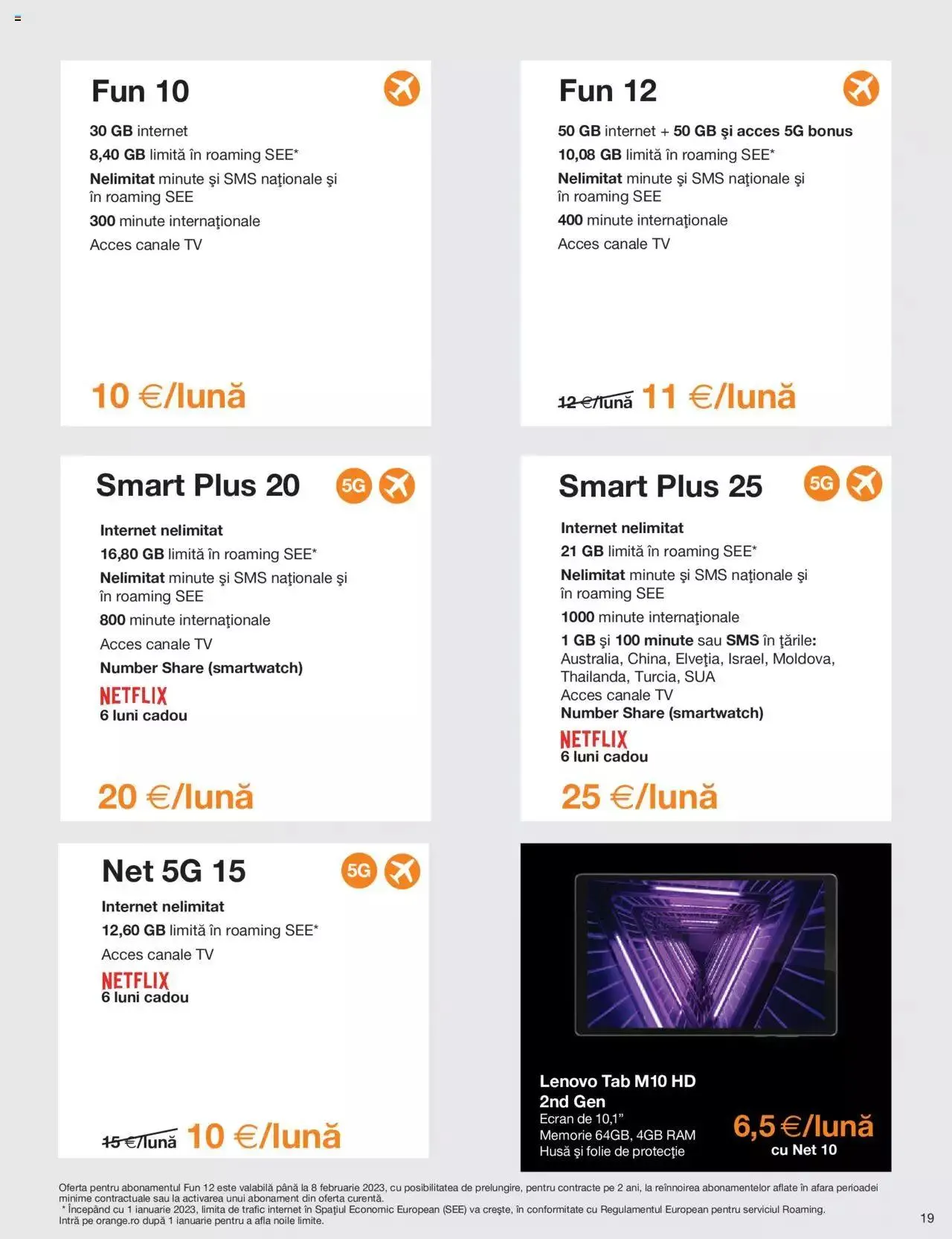 Catalog Orange - Catalog nou de la 21 decembrie până la 31 decembrie 2023 - Revista Pagina 19