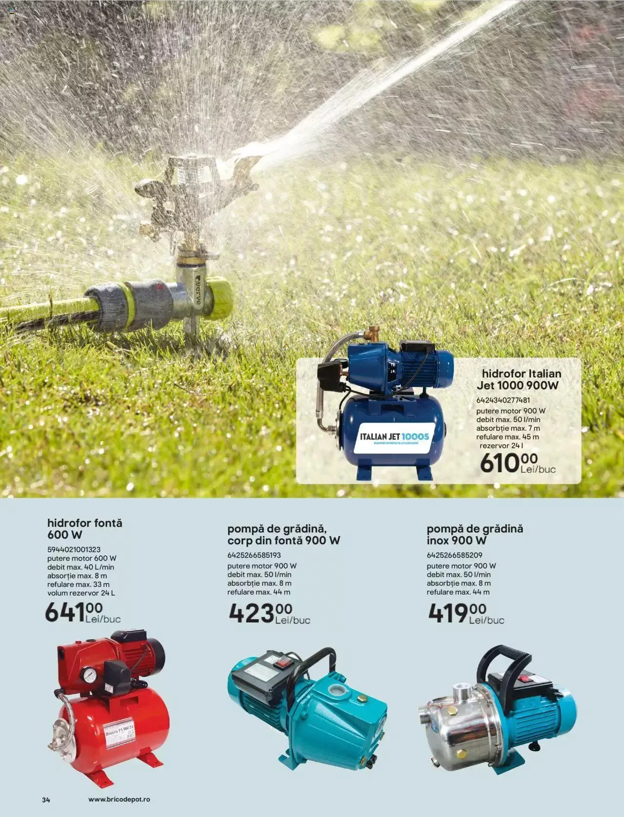 Catalog Brico Depot catalog - Inspirație Vară 2023 de la 7 aprilie până la 30 septembrie 2023 - Revista Pagina 34