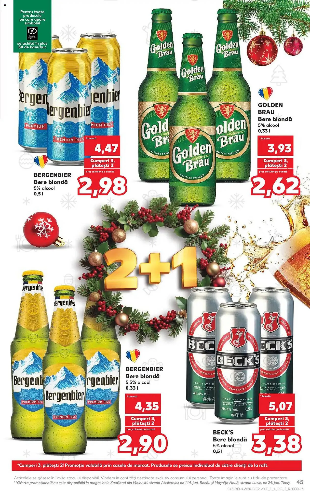 Catalog Catalog Kaufland de la 10 decembrie până la 16 decembrie 2025 - Revista Pagina 45