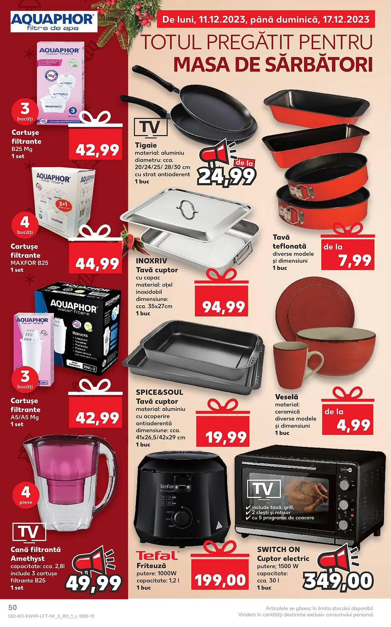 Catalog Kaufland catalog de la 6 decembrie până la 12 decembrie 2023 - Revista Pagina 50