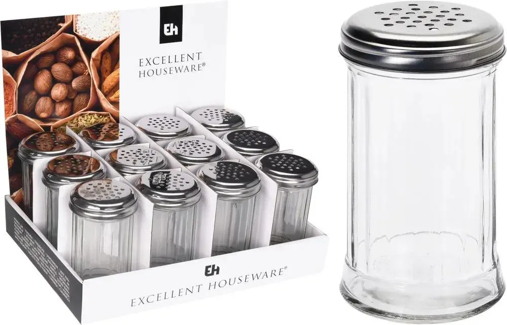 Solnita Excellent Houseware, sticla/metal, Transparent