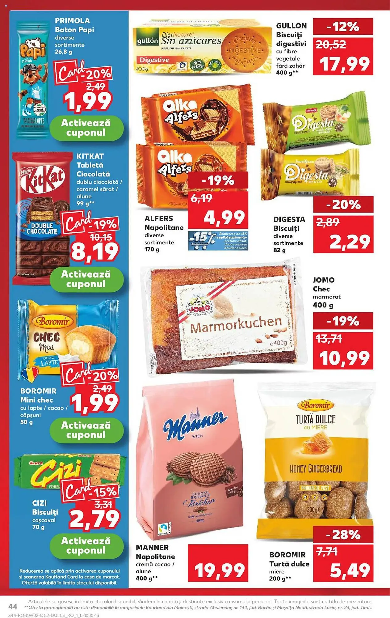 Catalog Catalog Kaufland de la 6 ianuarie până la 13 ianuarie 2026 - Revista Pagina 44