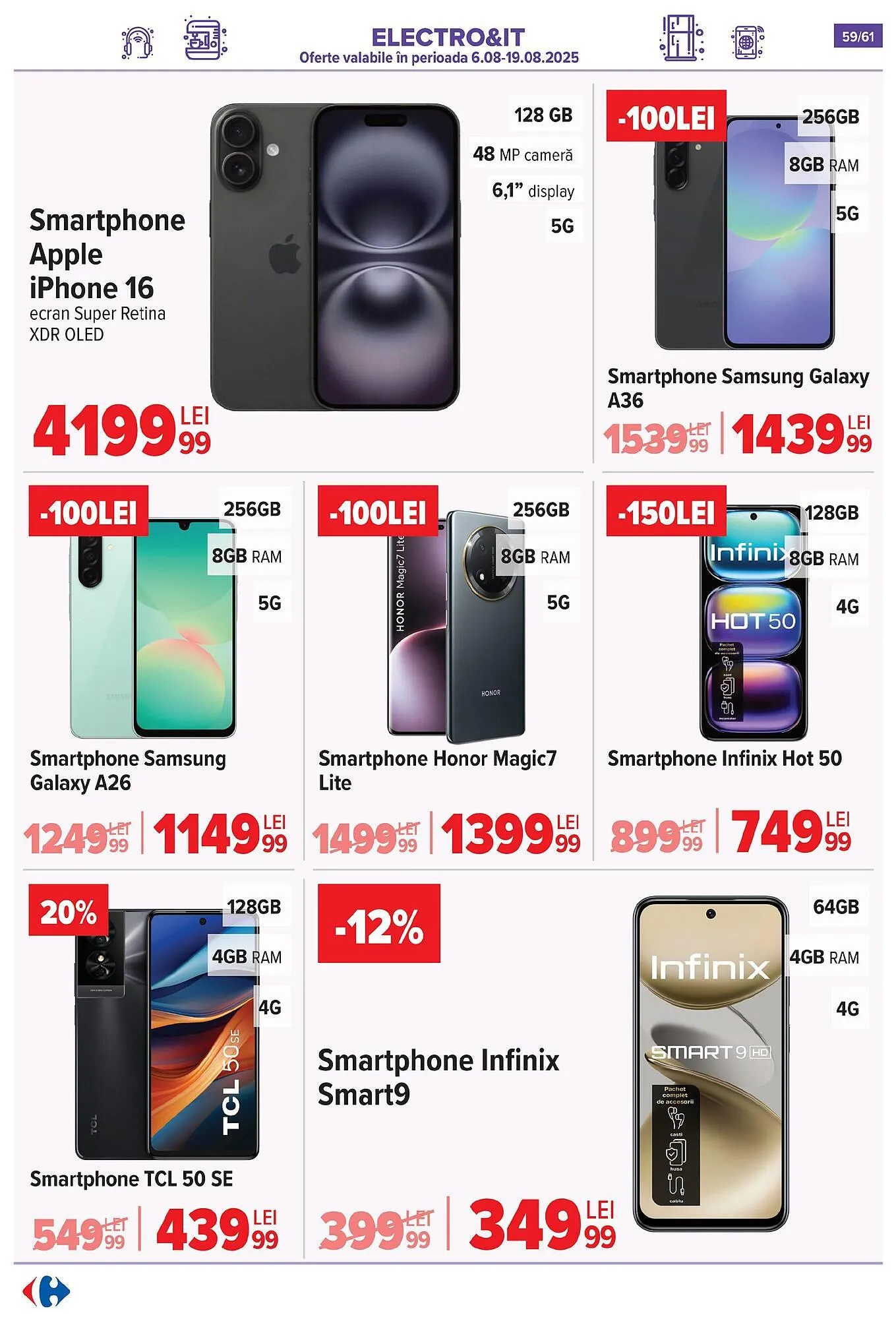 Catalog Catalog Carrefour de la 13 august până la 19 august 2025 - Revista Pagina 60