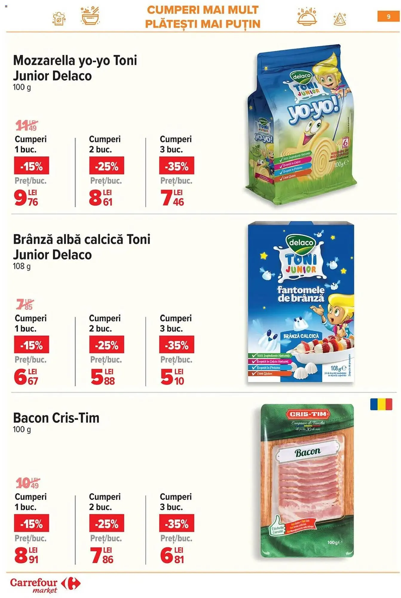 Catalog Catalog Carrefour Market de la 9 martie până la 17 martie 2026 - Revista Pagina 12