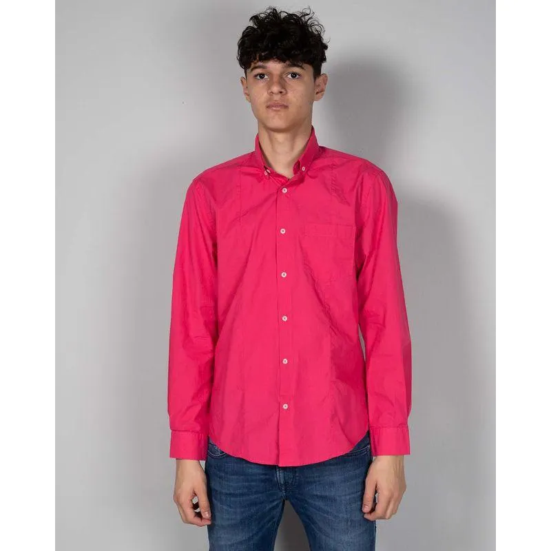 Camasa din bumbac cu buzunar la piept 24KOS01018