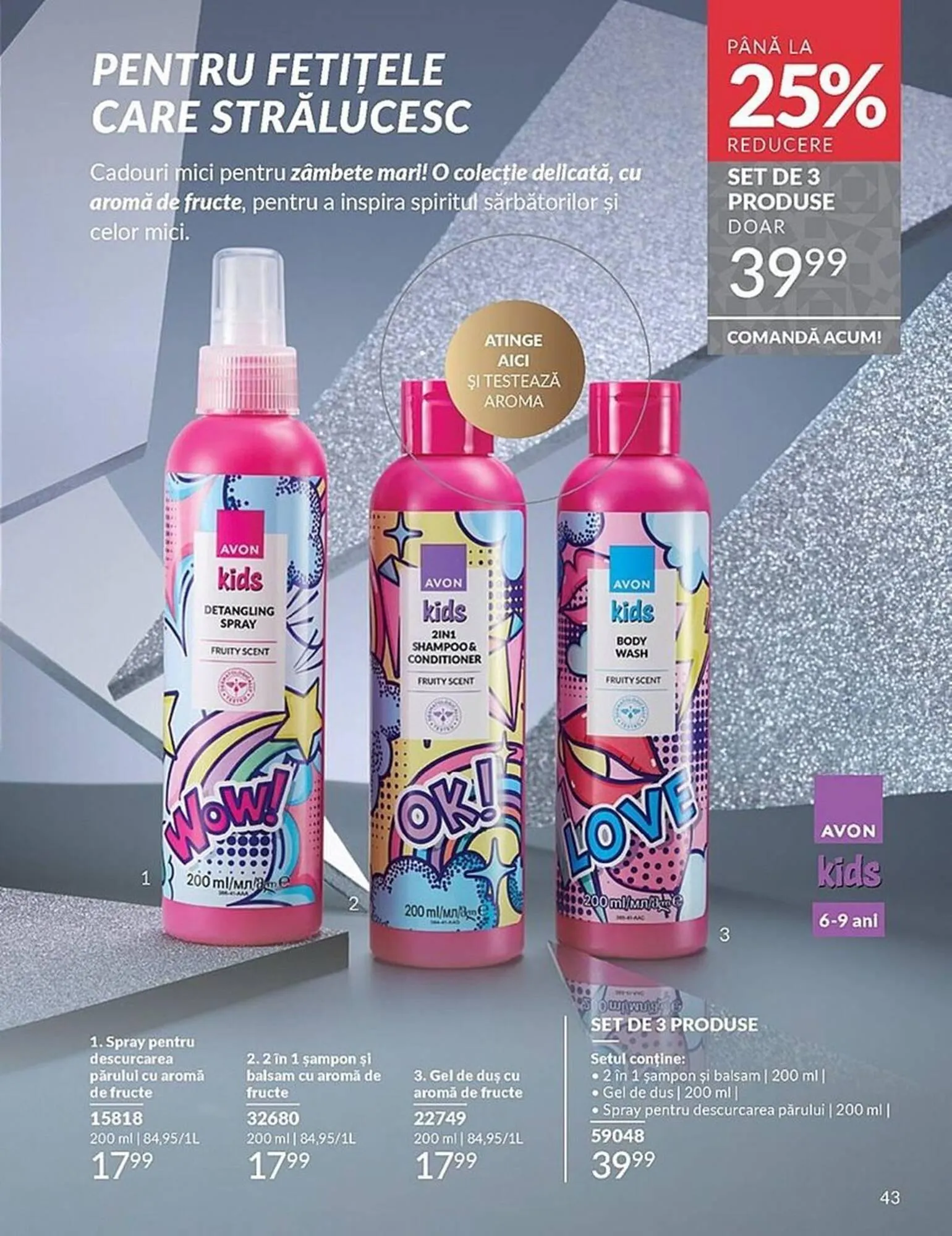 Catalog Catalog Avon de la 3 noiembrie până la 30 noiembrie 2025 - Revista Pagina 43