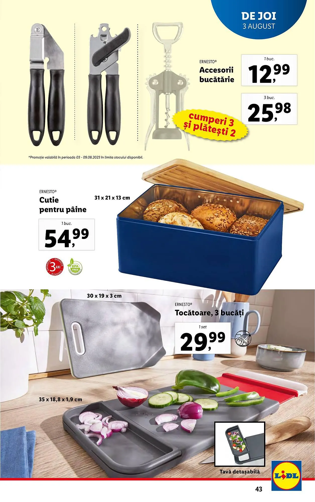 Catalog Lidl catalog de la 31 iulie până la 6 august 2023 - Revista Pagina 43