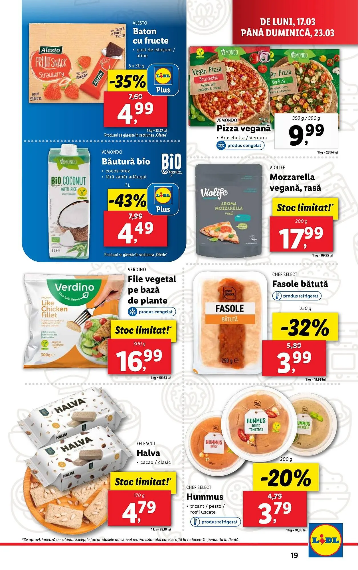 Catalog Catalog Lidl de la 17 martie până la 23 martie 2025 - Revista Pagina 19