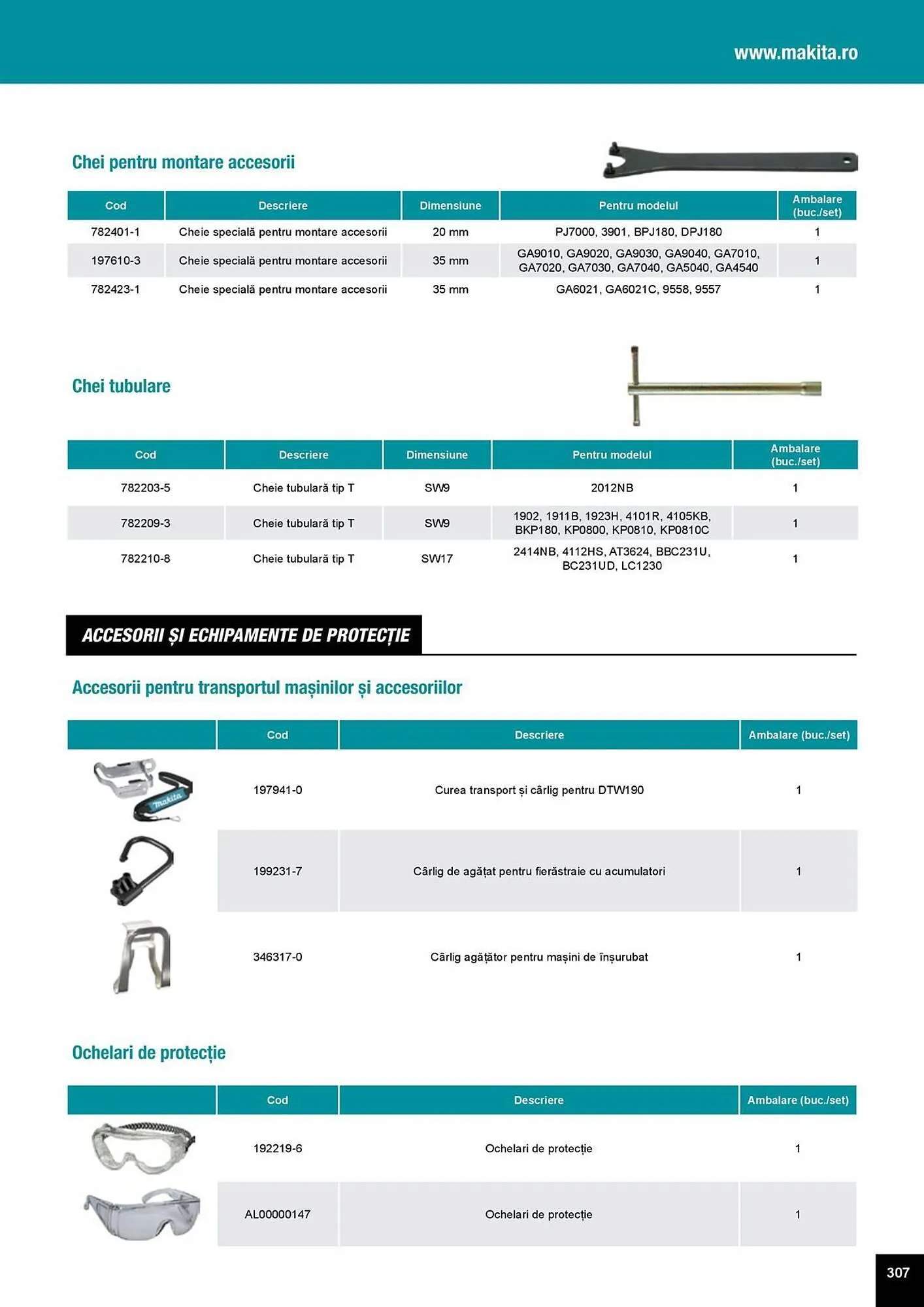 Catalog Catalog Makita de la 1 aprilie până la 31 decembrie 2025 - Revista Pagina 307