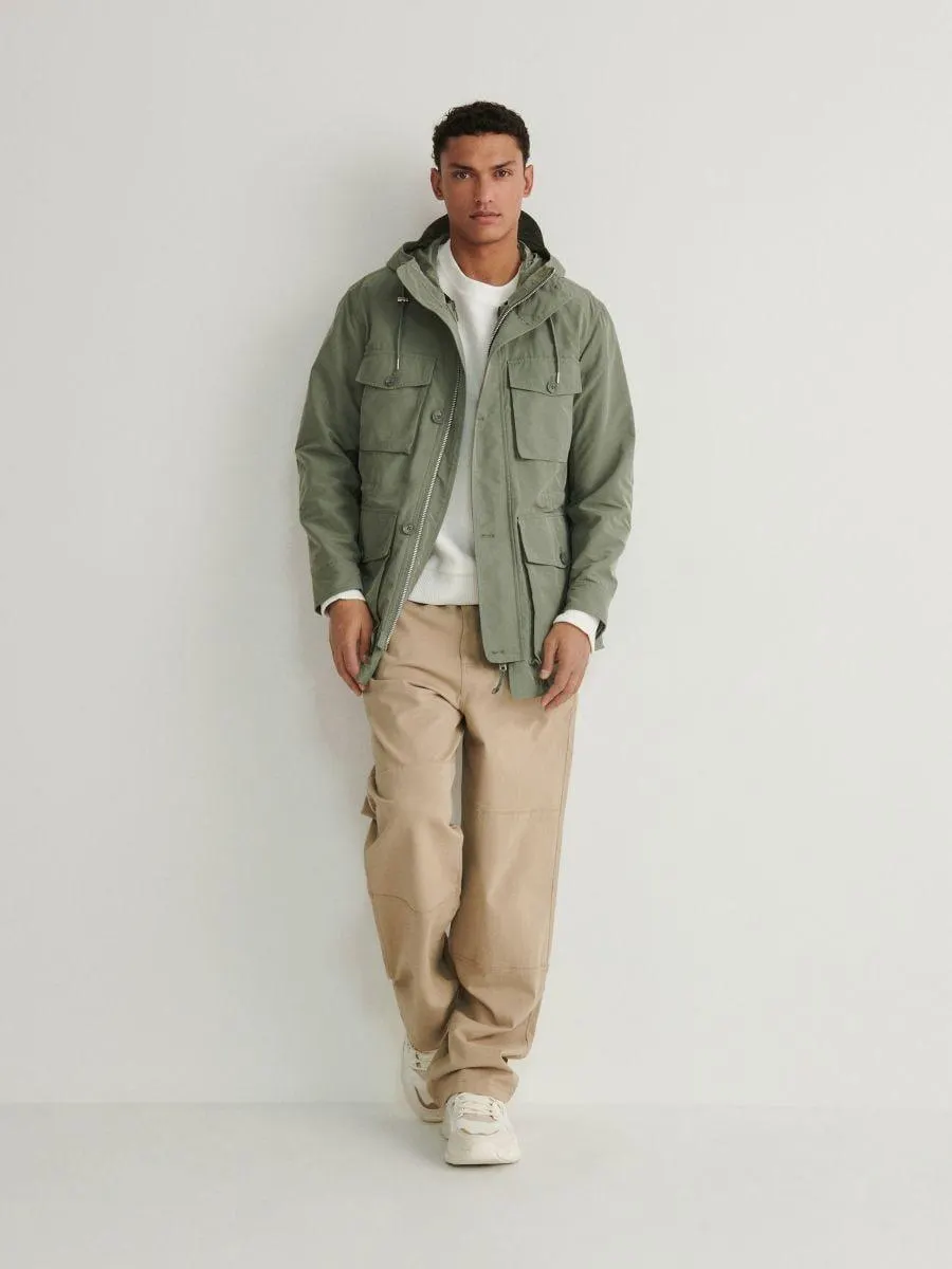 Jachetă cu vestă detașabilă