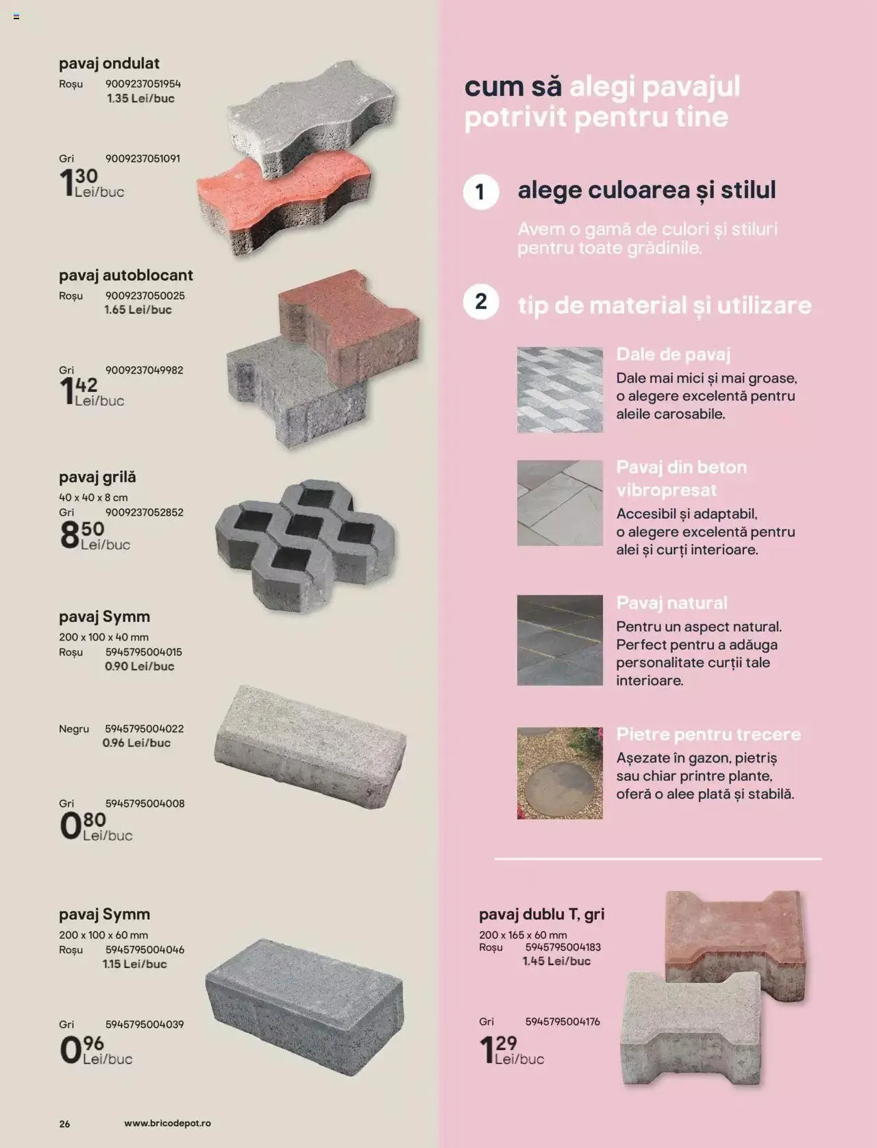 Catalog Brico Depot catalog - Inspirație Vară 2023 de la 7 aprilie până la 30 septembrie 2023 - Revista Pagina 26