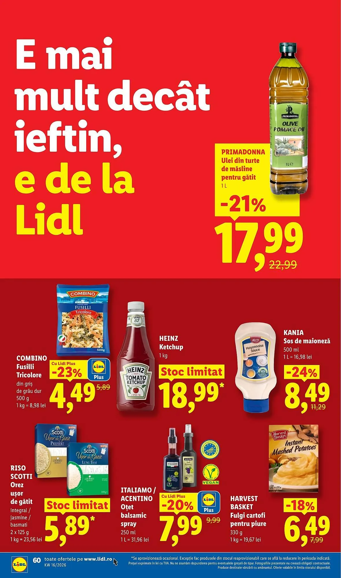 Catalog Catalog Lidl de la 14 aprilie până la 19 aprilie 2026 - Revista Pagina 60