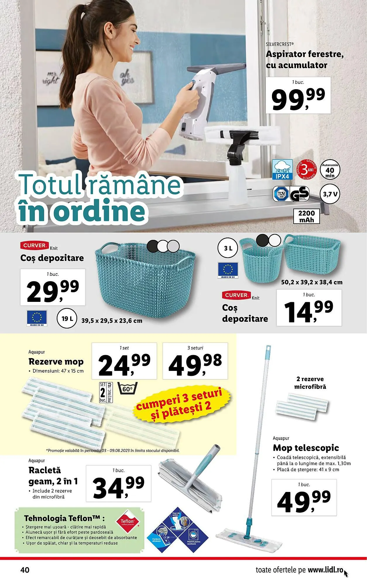 Catalog Lidl catalog de la 31 iulie până la 6 august 2023 - Revista Pagina 40