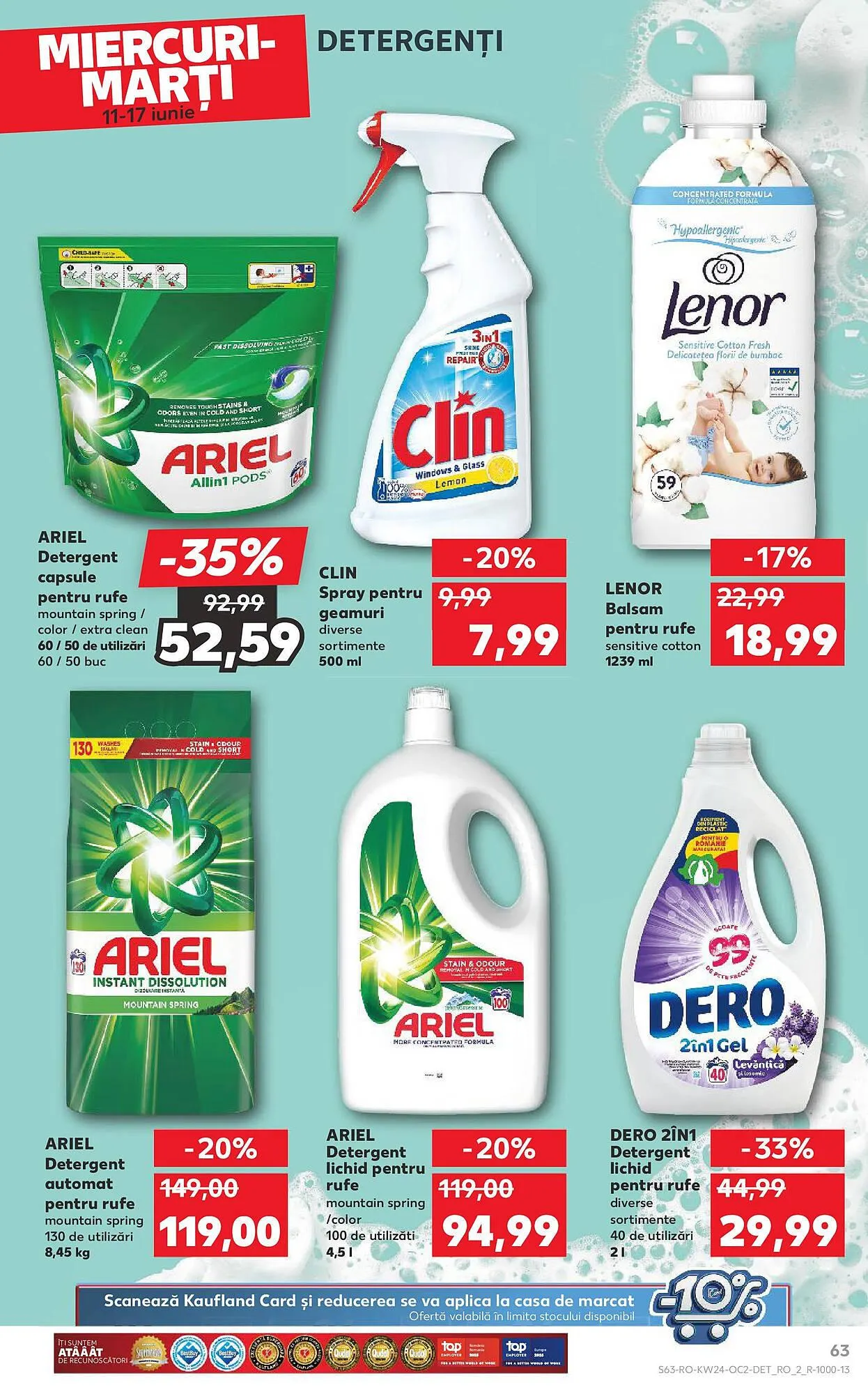 Catalog Catalog Kaufland de la 11 iunie până la 17 iunie 2025 - Revista Pagina 63