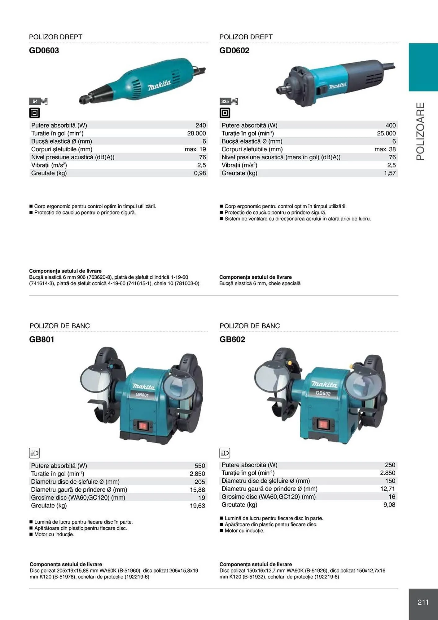 Catalog Catalog Makita de la 28 aprilie până la 31 decembrie 2026 - Revista Pagina 211