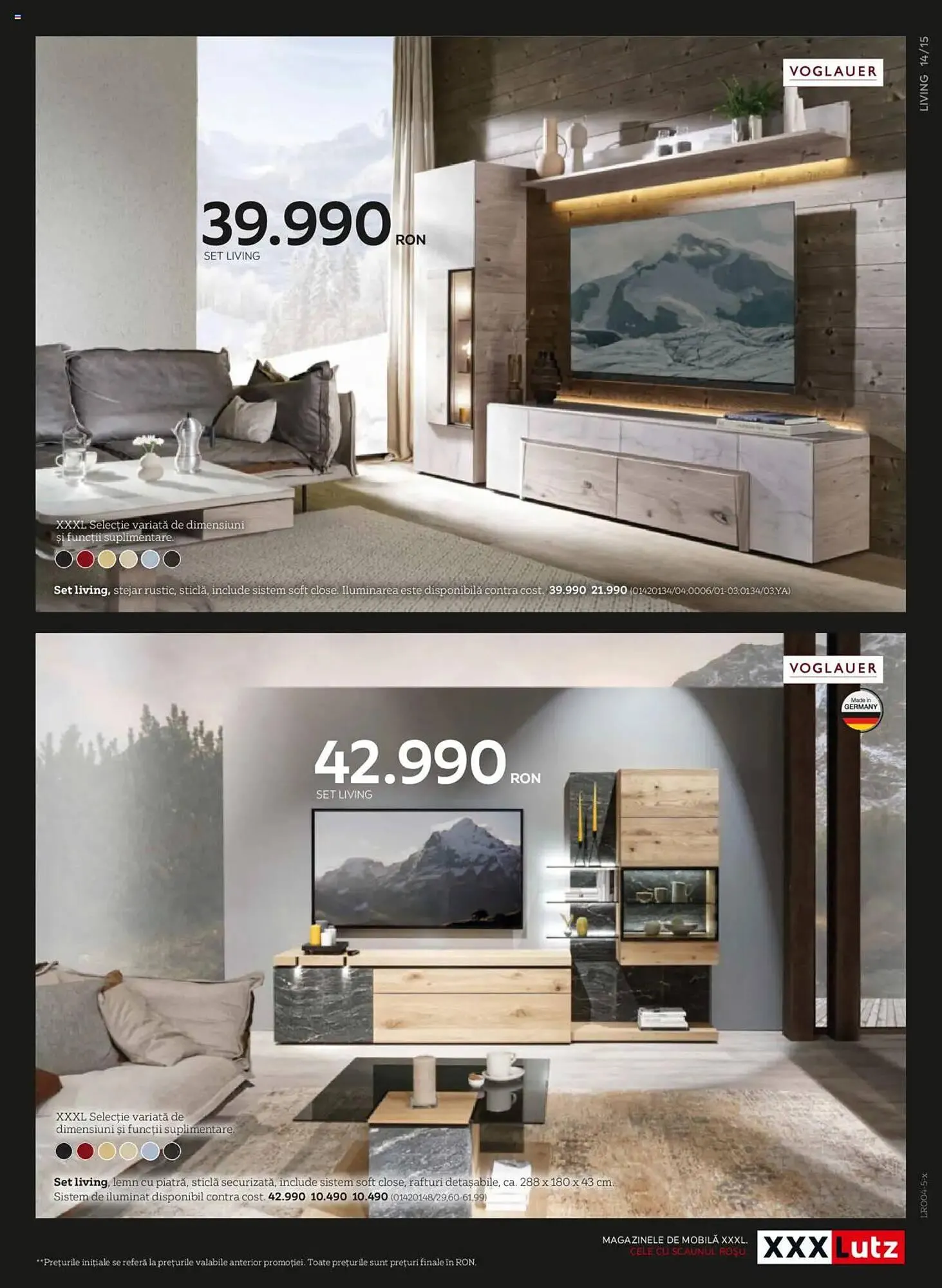 Catalog Catalog XXXLutz de la 7 aprilie până la 31 decembrie 2025 - Revista Pagina 15