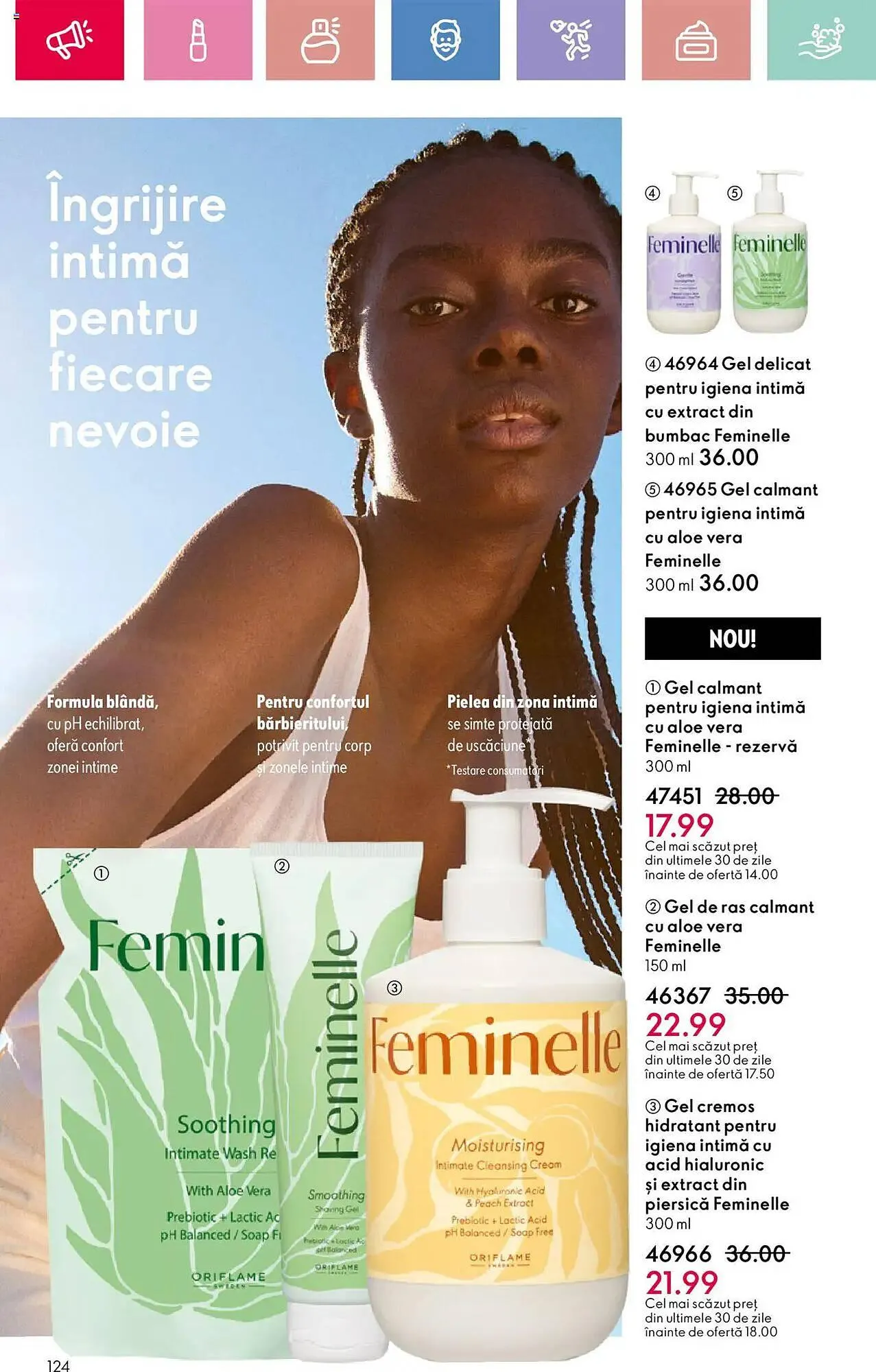 Catalog Catalog Oriflame de la 13 aprilie până la 3 mai 2025 - Revista Pagina 124