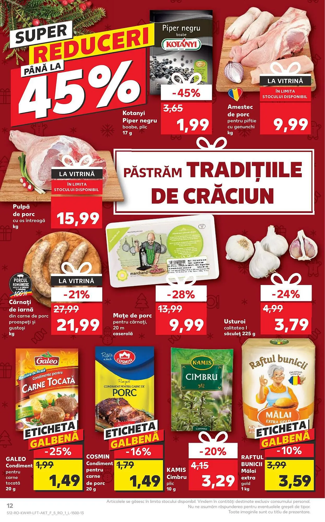 Catalog Kaufland catalog de la 6 decembrie până la 12 decembrie 2023 - Revista Pagina 12