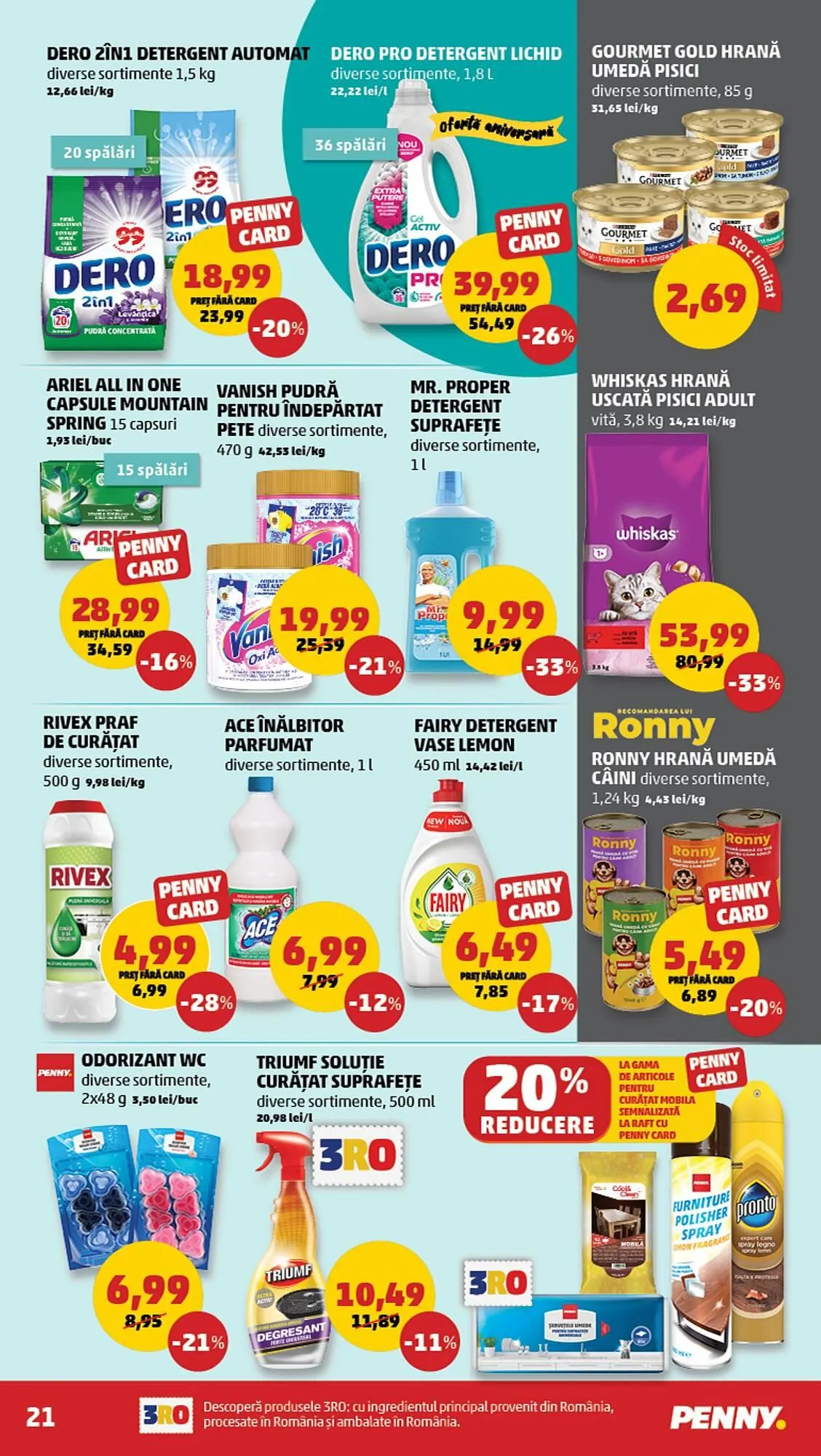 Catalog Catalog Penny de la 28 mai până la 3 iunie 2025 - Revista Pagina 21