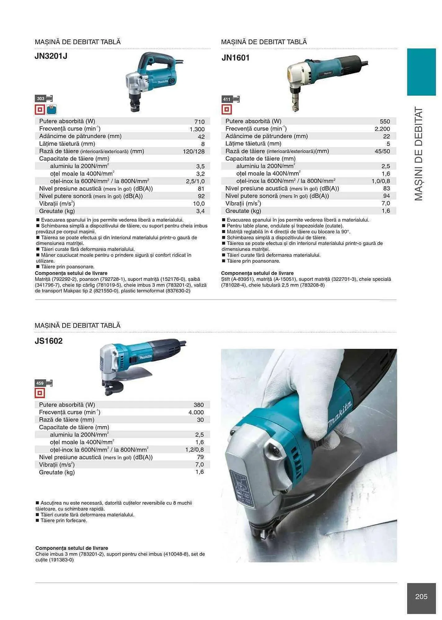 Catalog Makita catalog de la 1 ianuarie până la 31 decembrie 2023 - Revista Pagina 205