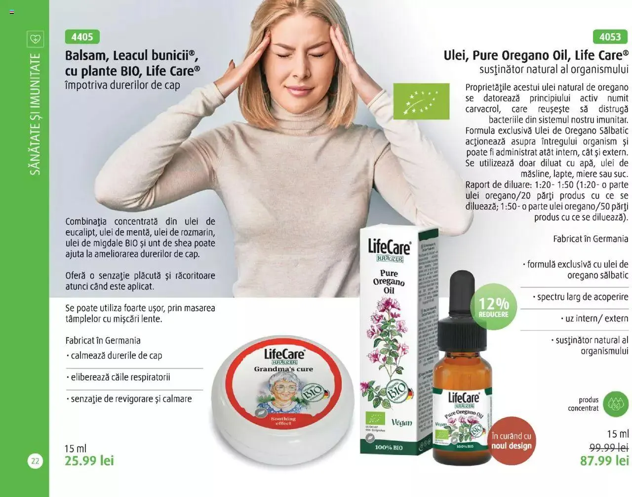 Catalog Catalog Life Care primavara-vara 2023 de la 1 martie până la 31 decembrie 2023 - Revista Pagina 24