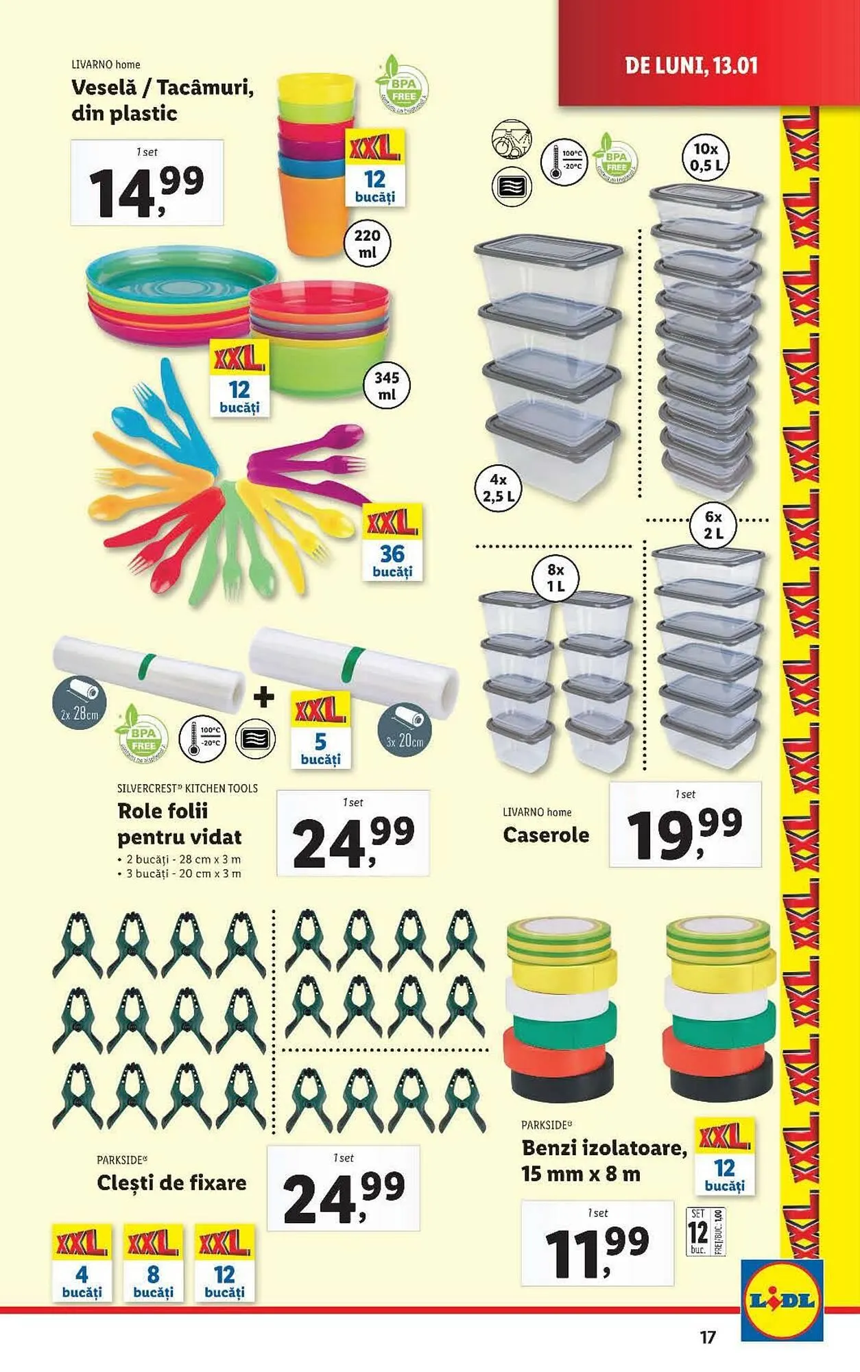 Catalog Catalog Lidl de la 13 ianuarie până la 19 ianuarie 2025 - Revista Pagina 17