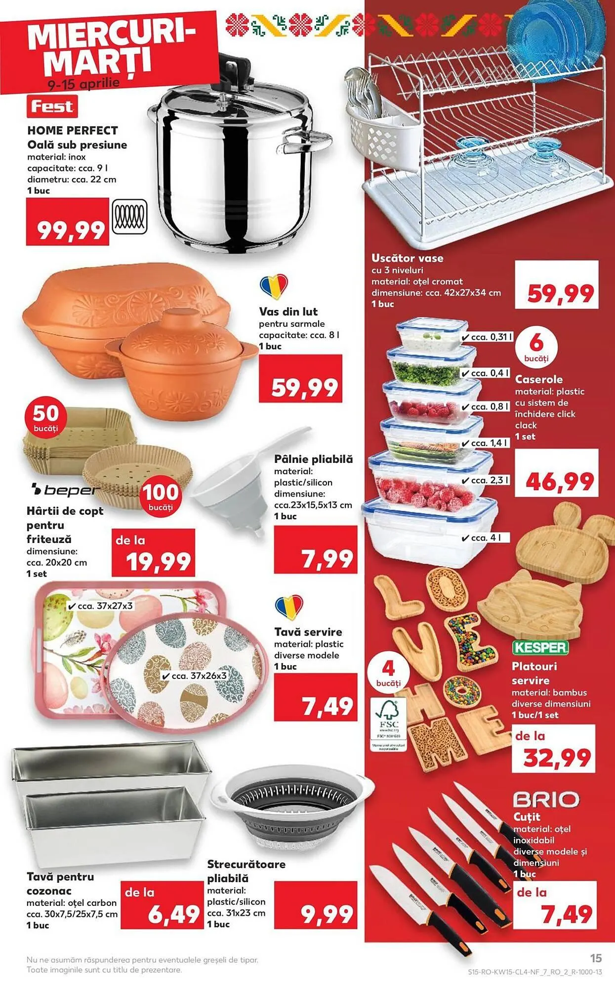 Catalog Catalog Kaufland de la 6 aprilie până la 15 aprilie 2025 - Revista Pagina 15