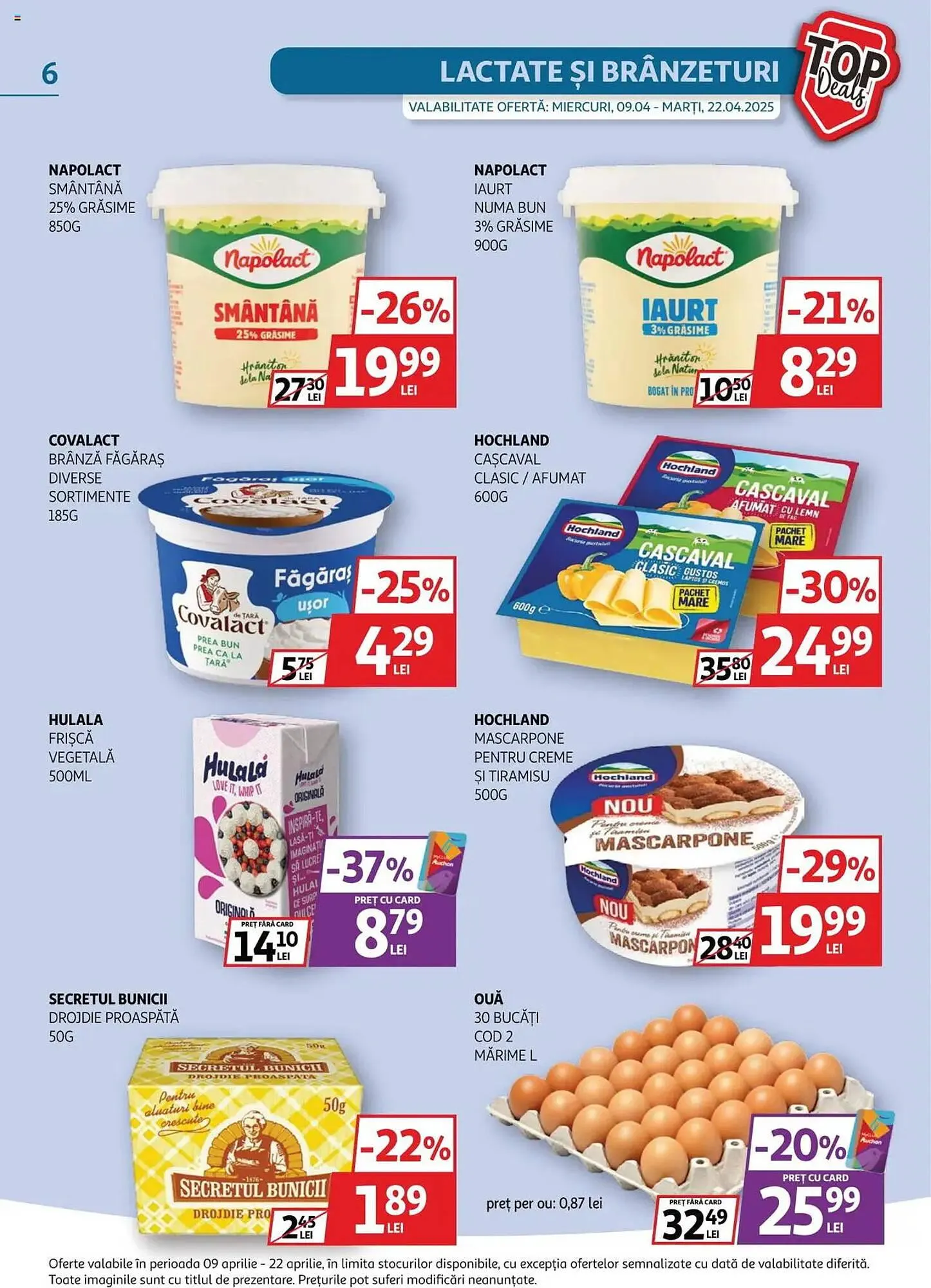 Catalog Catalog Auchan de la 9 aprilie până la 22 aprilie 2025 - Revista Pagina 6