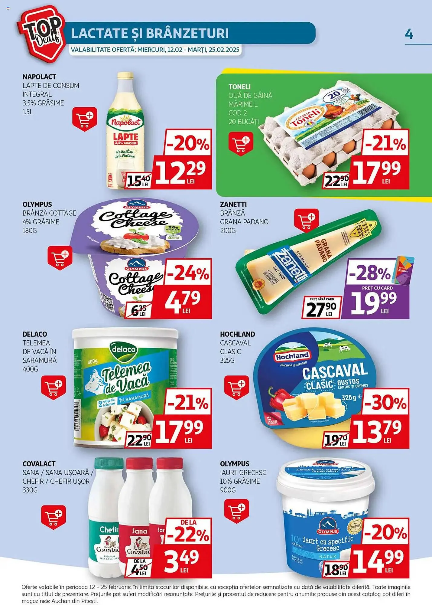 Catalog Catalog Auchan de la 12 februarie până la 25 februarie 2025 - Revista Pagina 4