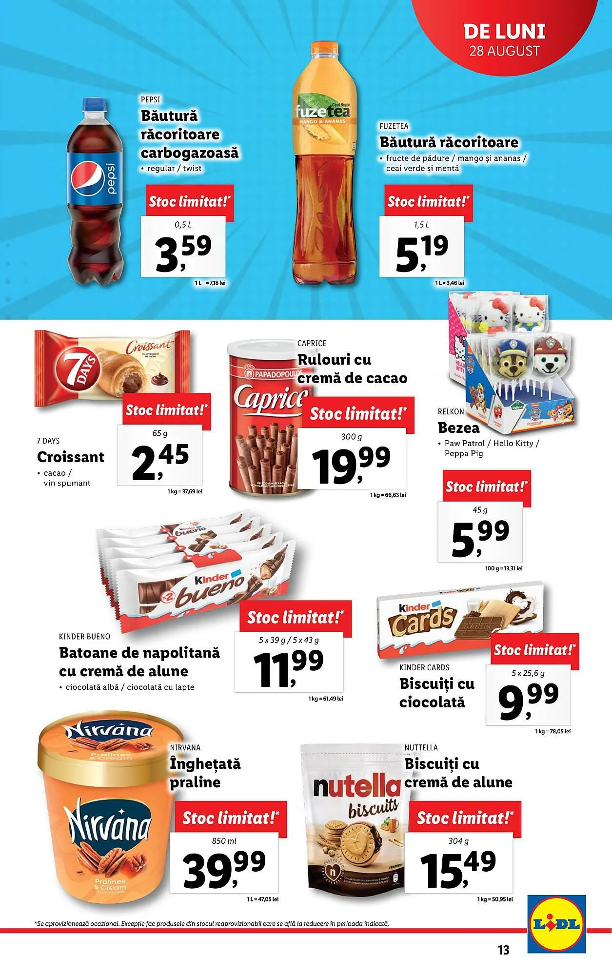 Catalog Lidl catalog de la 28 august până la 3 septembrie 2023 - Revista Pagina 13