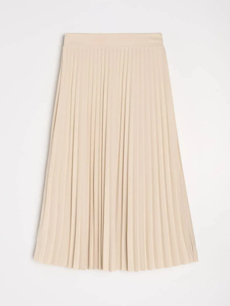 Fustă midi plisată