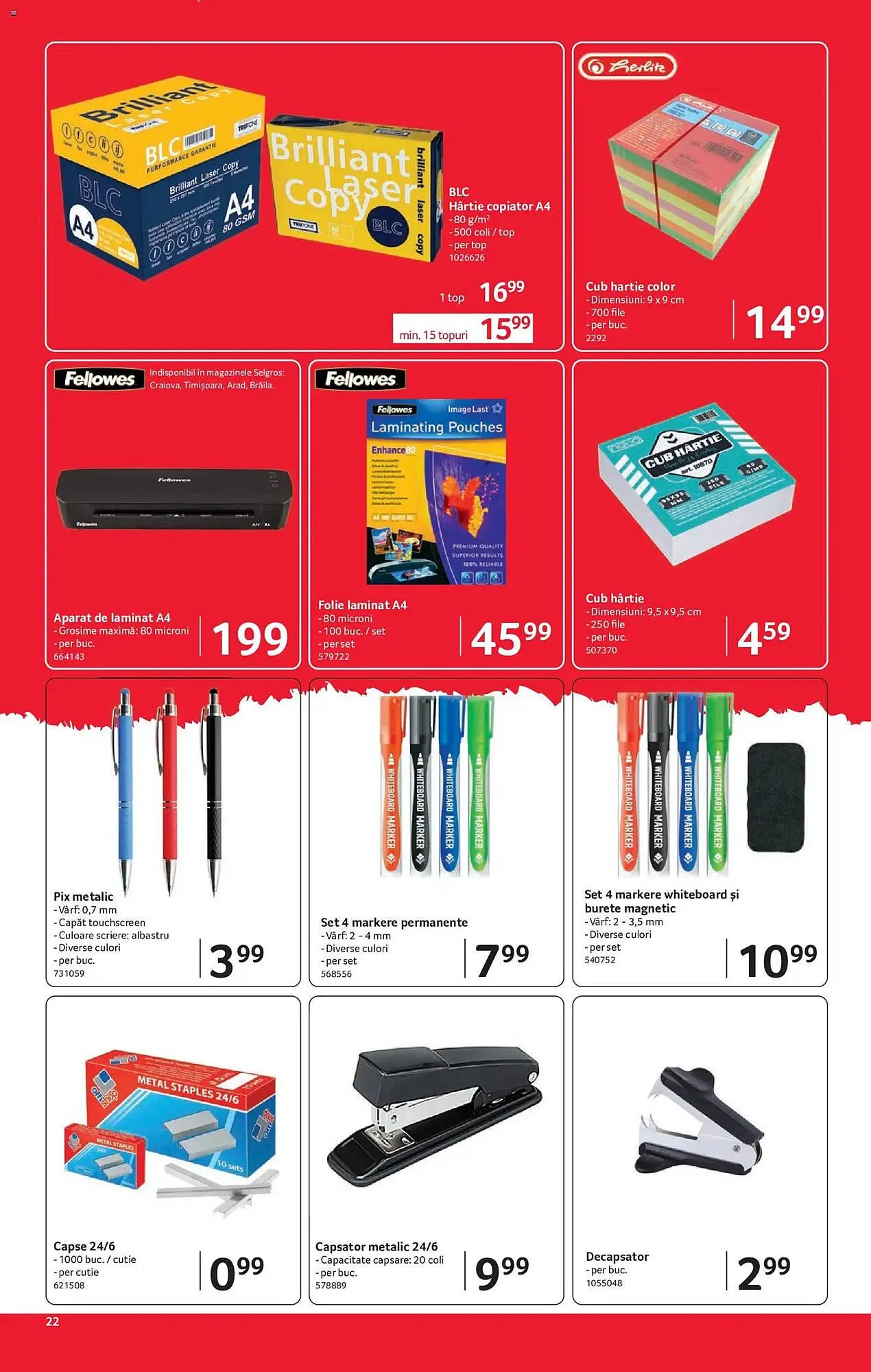 Catalog Catalog Selgros de la 1 mai până la 14 mai 2026 - Revista Pagina 22