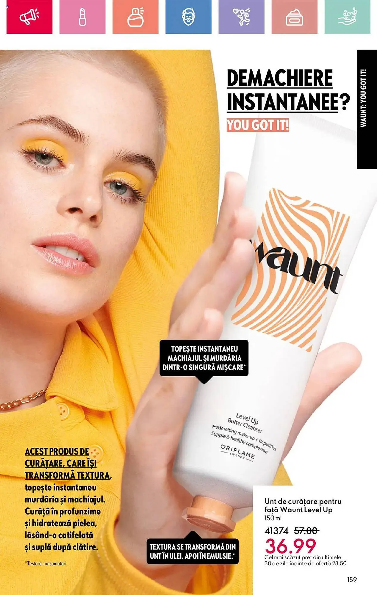 Catalog Catalog Oriflame de la 13 aprilie până la 3 mai 2025 - Revista Pagina 159