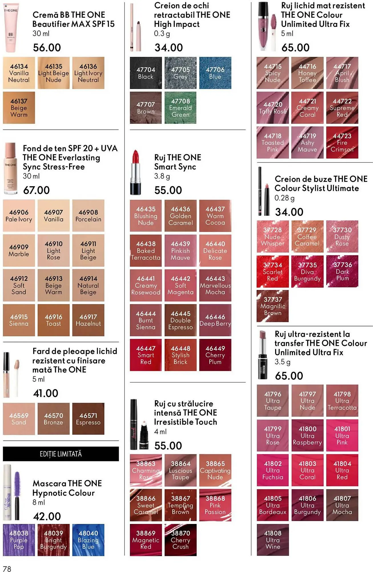 Catalog Catalog Oriflame de la 26 mai până la 16 iunie 2026 - Revista Pagina 78