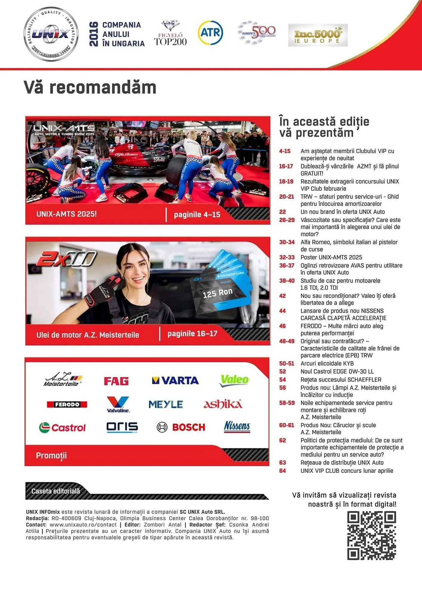 Catalog Catalog UNIX Auto de la 1 aprilie până la 30 aprilie 2025 - Revista Pagina 3