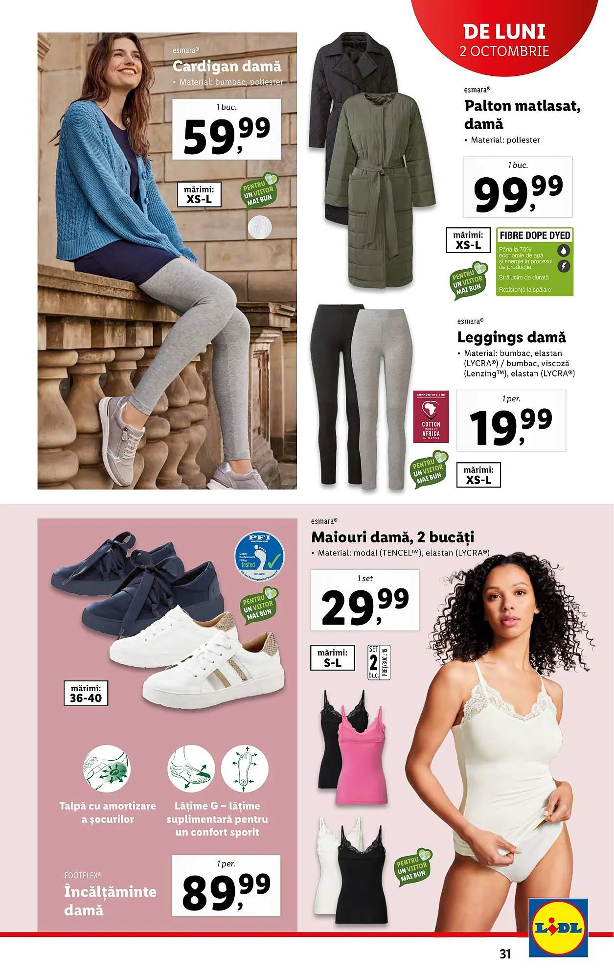 Catalog Lidl catalog de la 2 octombrie până la 8 octombrie 2023 - Revista Pagina 31