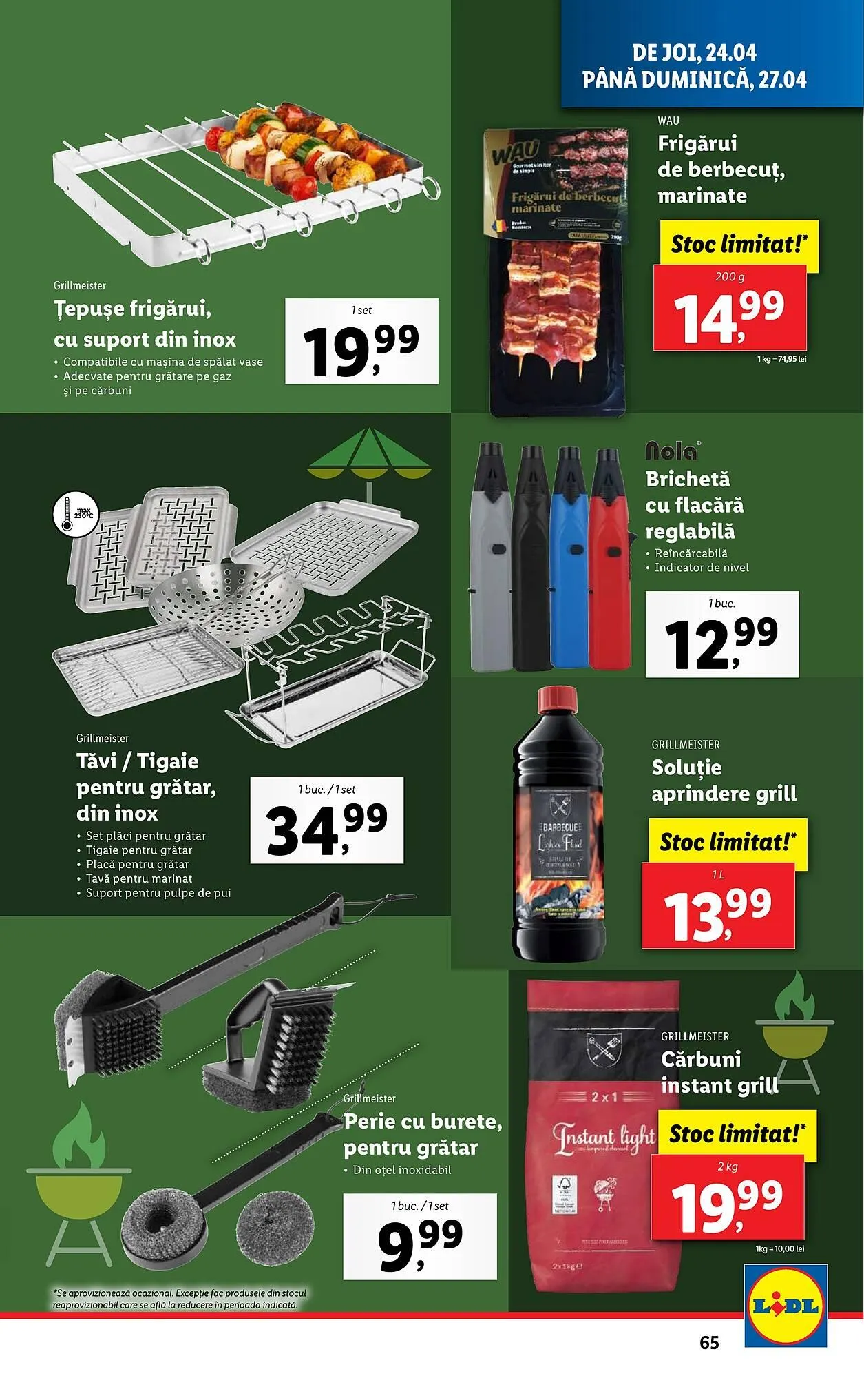 Catalog Catalog Lidl de la 22 aprilie până la 27 aprilie 2025 - Revista Pagina 65