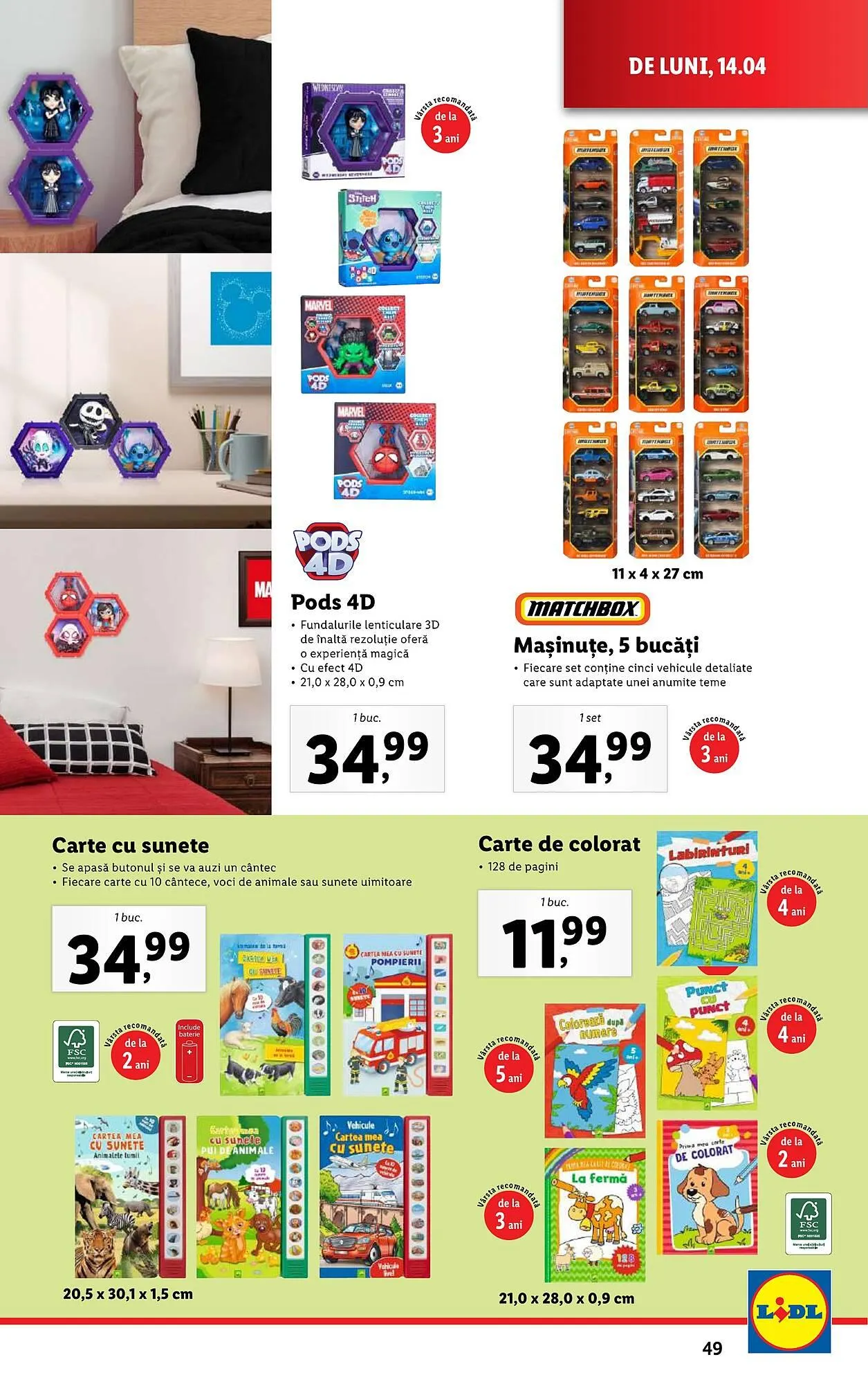 Catalog Catalog Lidl de la 14 aprilie până la 19 aprilie 2025 - Revista Pagina 49