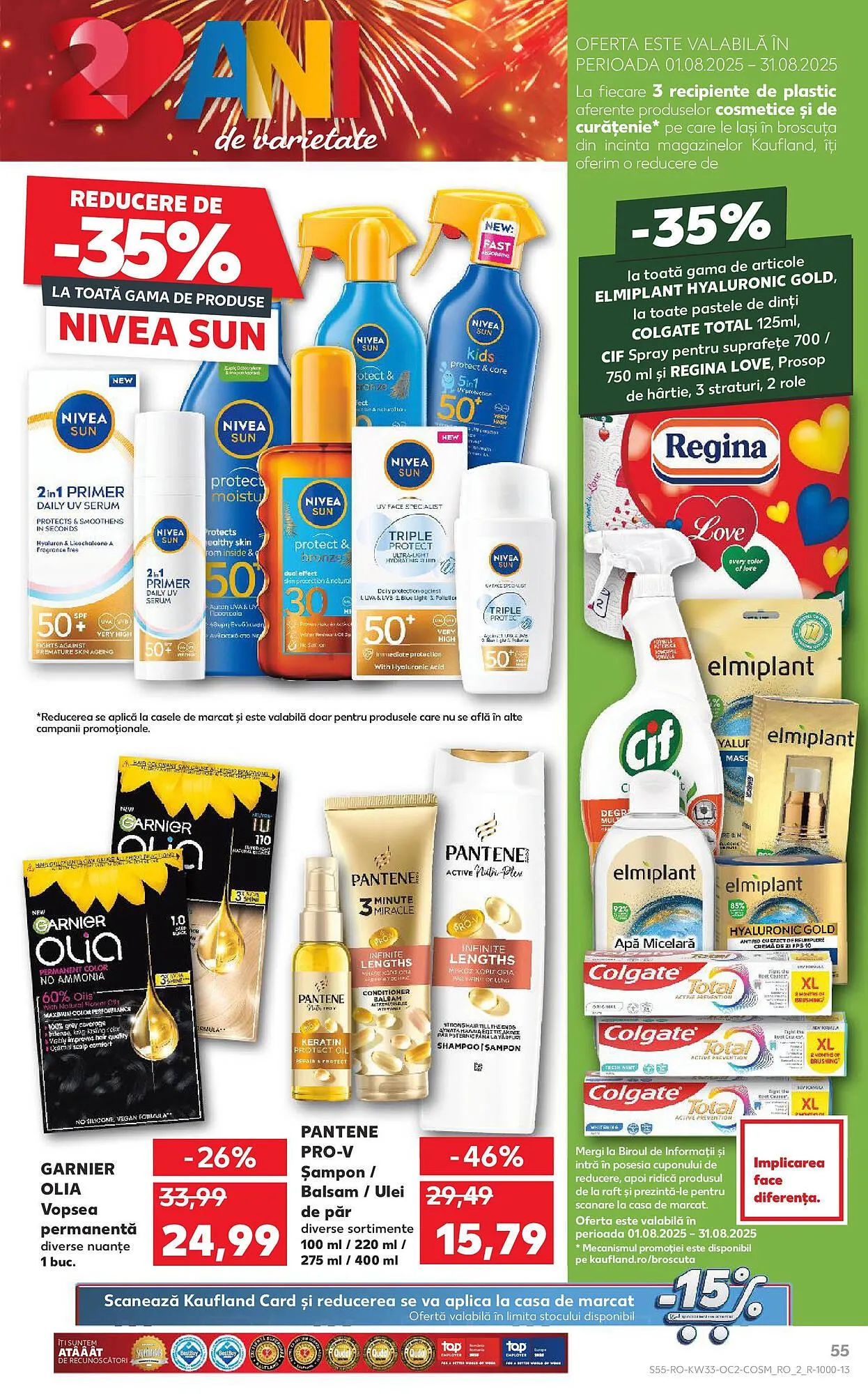 Catalog Catalog Kaufland de la 13 august până la 19 august 2025 - Revista Pagina 55