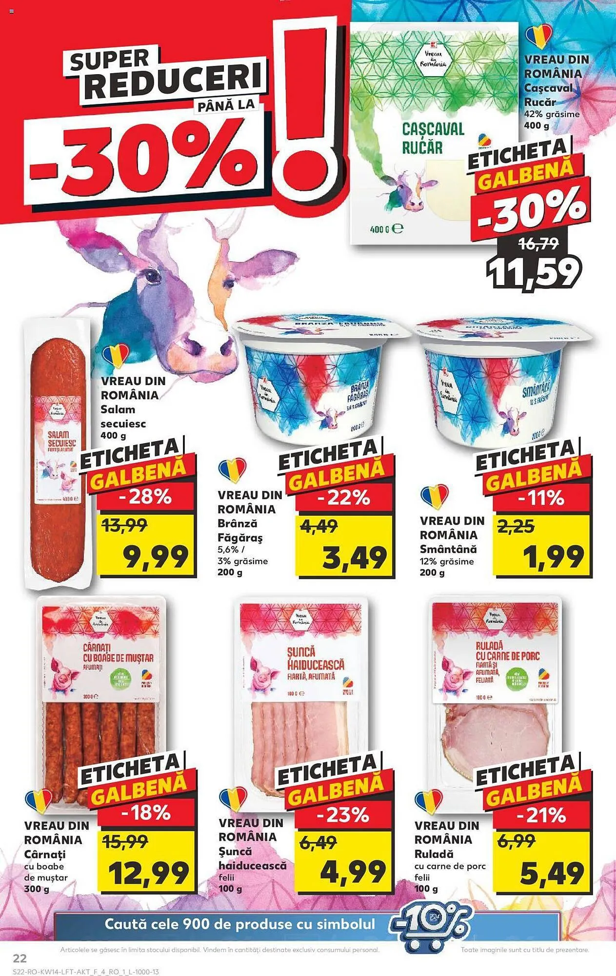 Catalog Kaufland catalog de la 3 aprilie până la 9 aprilie 2024 - Revista Pagina 22